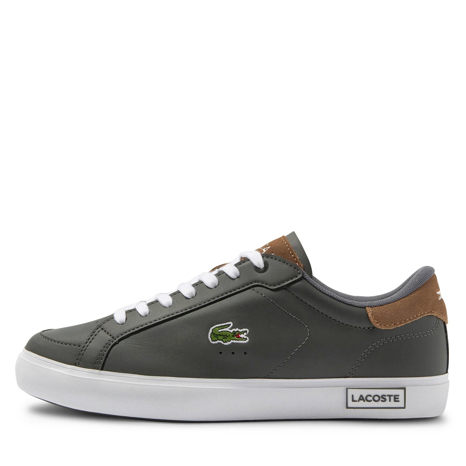 Lacoste Сникърси Powercourt 746SMA0018 Сив - Pepit.bg