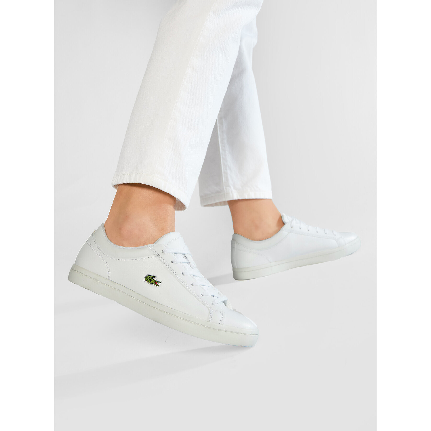 Lacoste Сникърси Straightset Bl 1 Spw 7-32SPW0133001 Бял - Pepit.bg