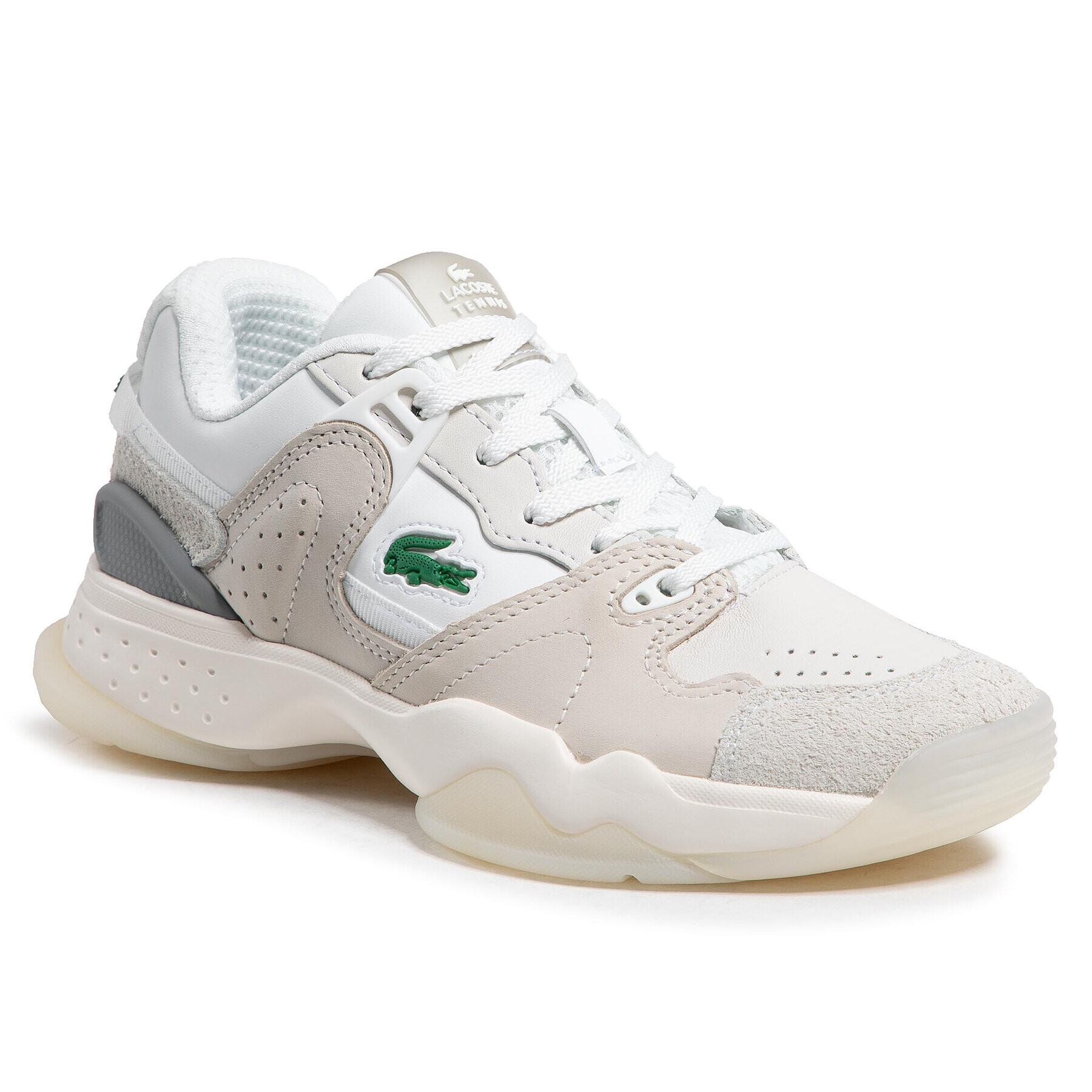 Lacoste Сникърси T-Point 0721 1 G Sfa 7-41SFA010418C Бежов - Pepit.bg