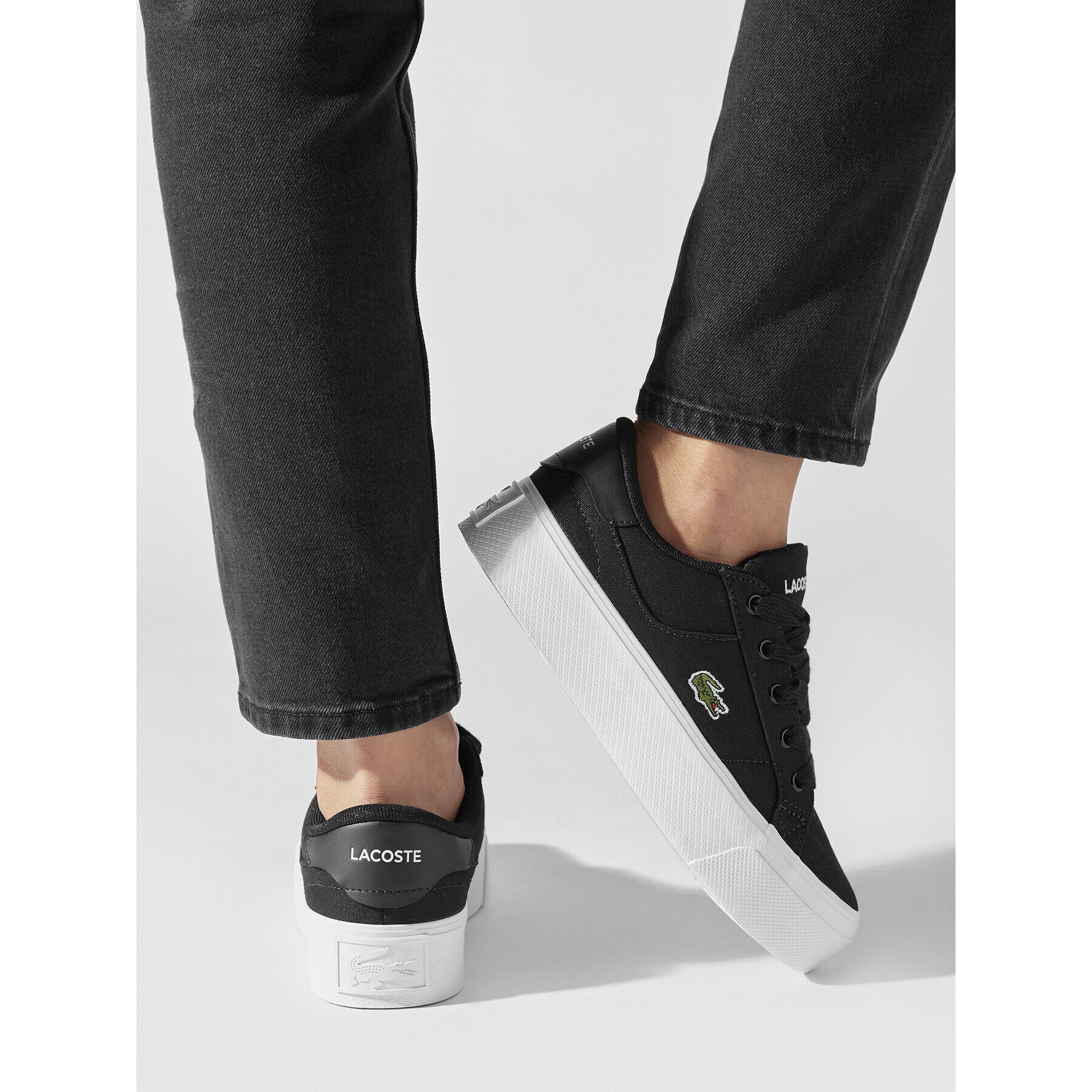 Lacoste Сникърси Ziane Platform 123 2 Cfa 745CFA0012312 Черен - Pepit.bg