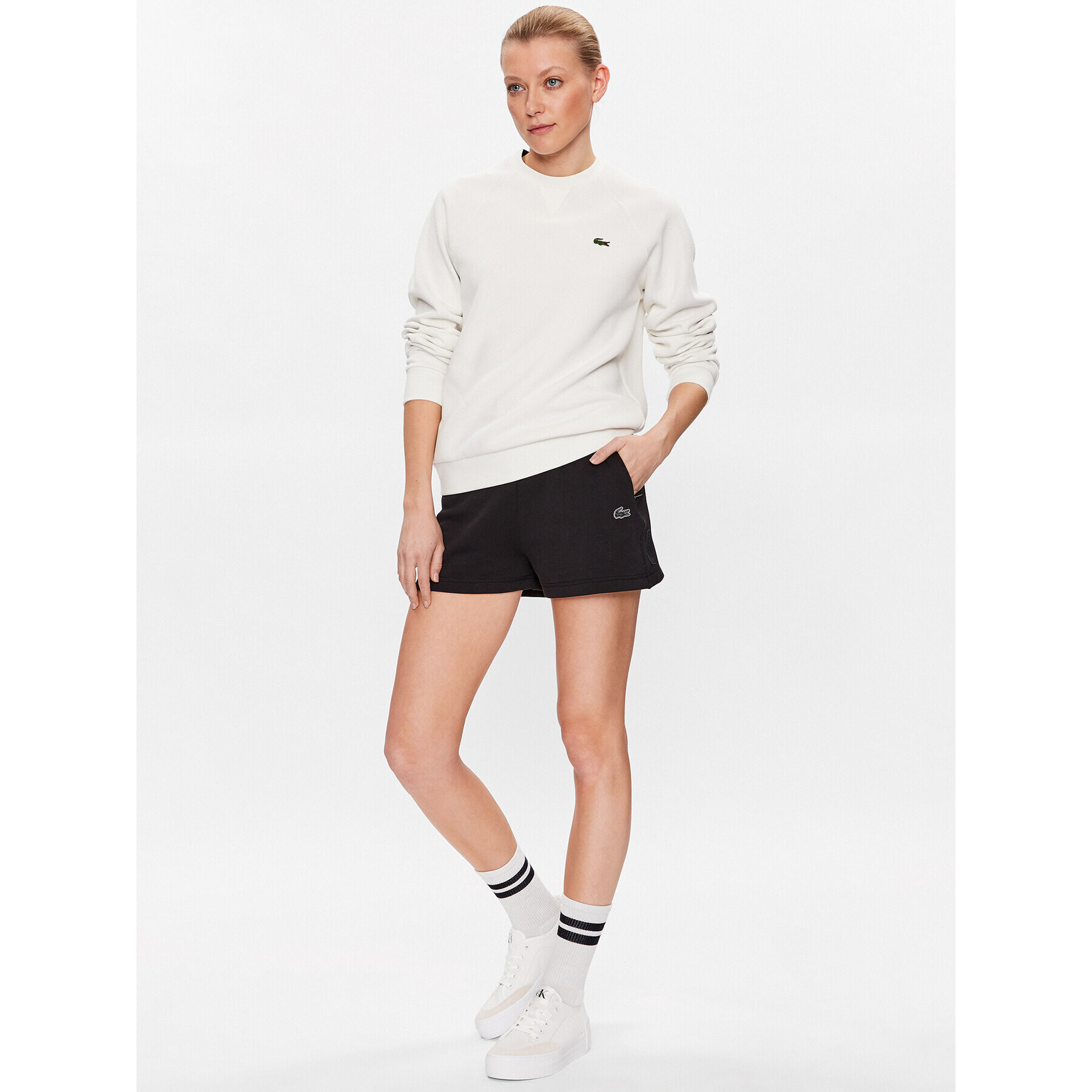 Lacoste Спортни шорти GF5378 Черен Regular Fit - Pepit.bg