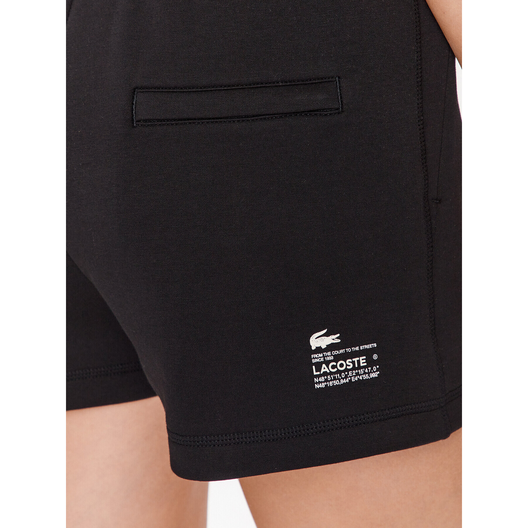 Lacoste Спортни шорти GF5378 Черен Regular Fit - Pepit.bg