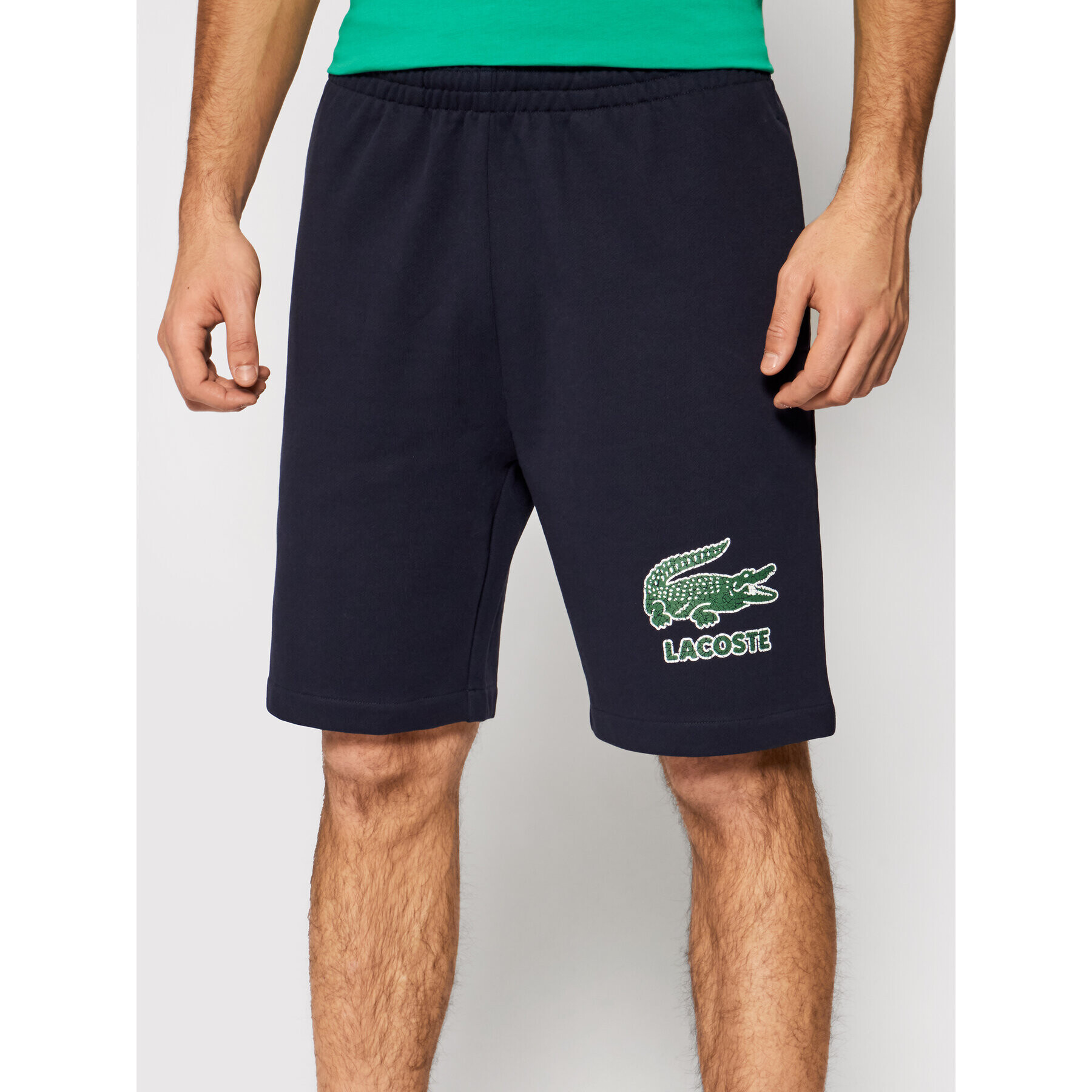 Lacoste Спортни шорти GH0528 Тъмносин Regular Fit - Pepit.bg