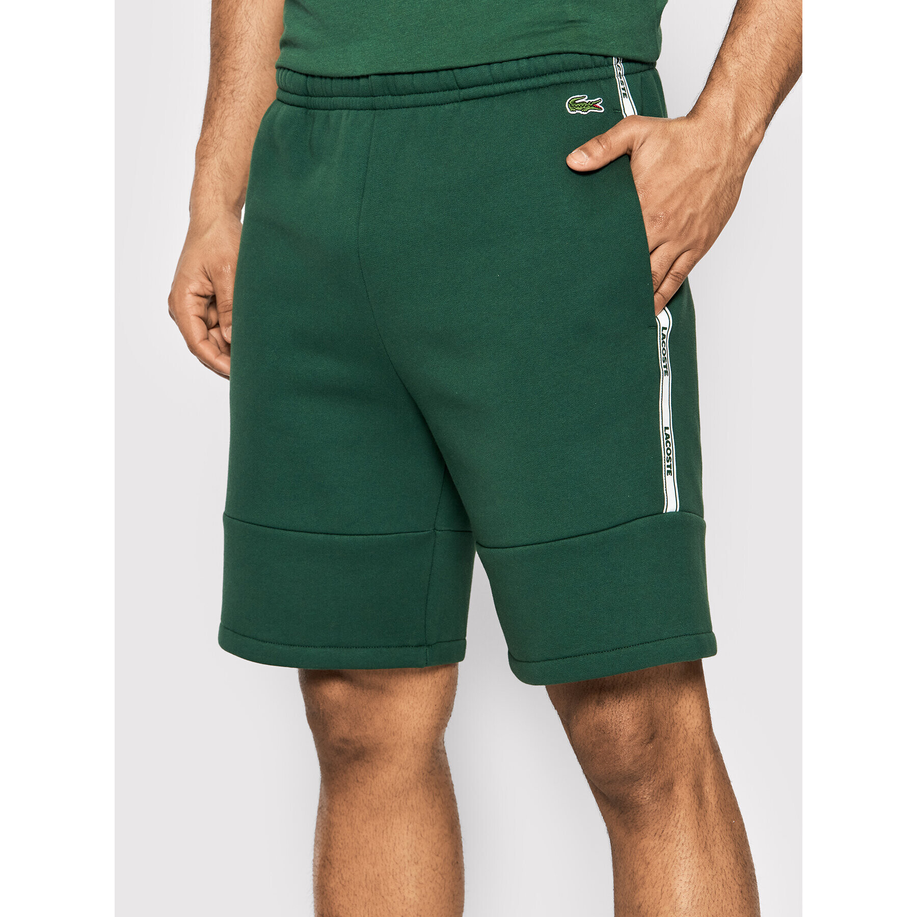 Lacoste Спортни шорти GH1201 Зелен Regular Fit - Pepit.bg