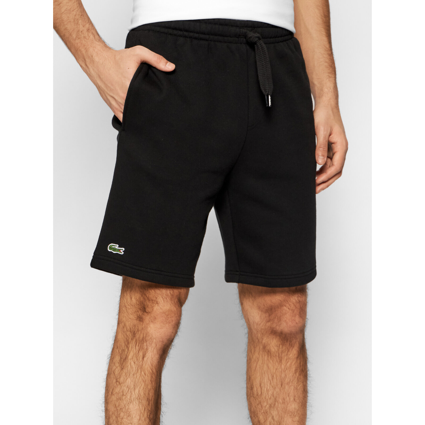 Lacoste Спортни шорти GH2136 Черен Regular Fit - Pepit.bg