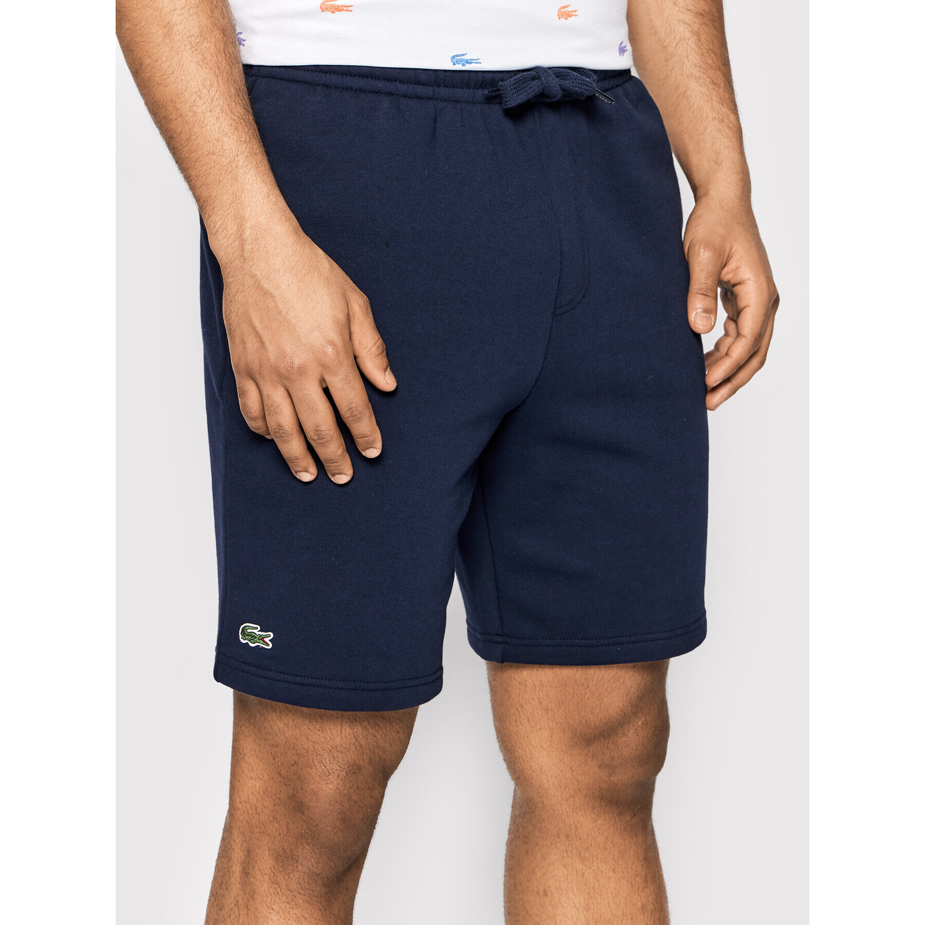 Lacoste Спортни шорти GH2136 Тъмносин Regular Fit - Pepit.bg