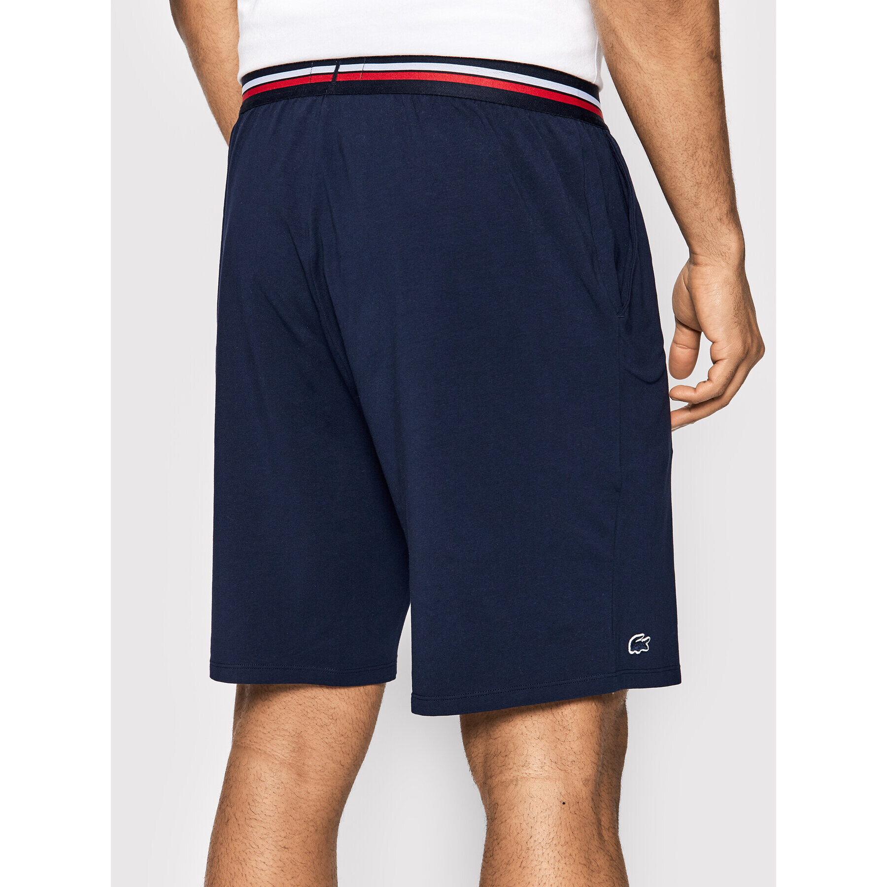 Lacoste Спортни шорти GH3448 Тъмносин Regular Fit - Pepit.bg