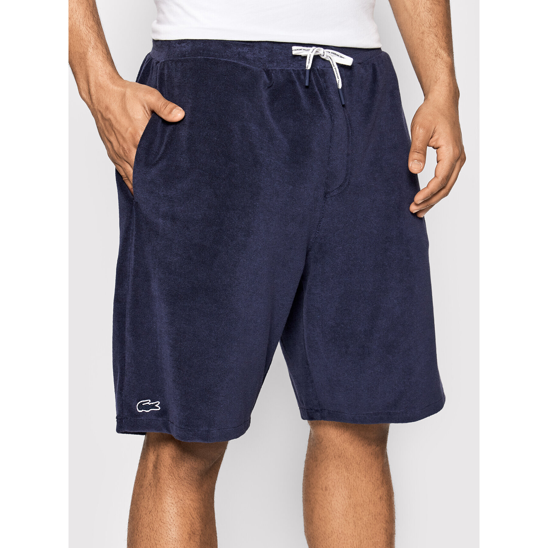 Lacoste Спортни шорти GH3463 Тъмносин Regular Fit - Pepit.bg