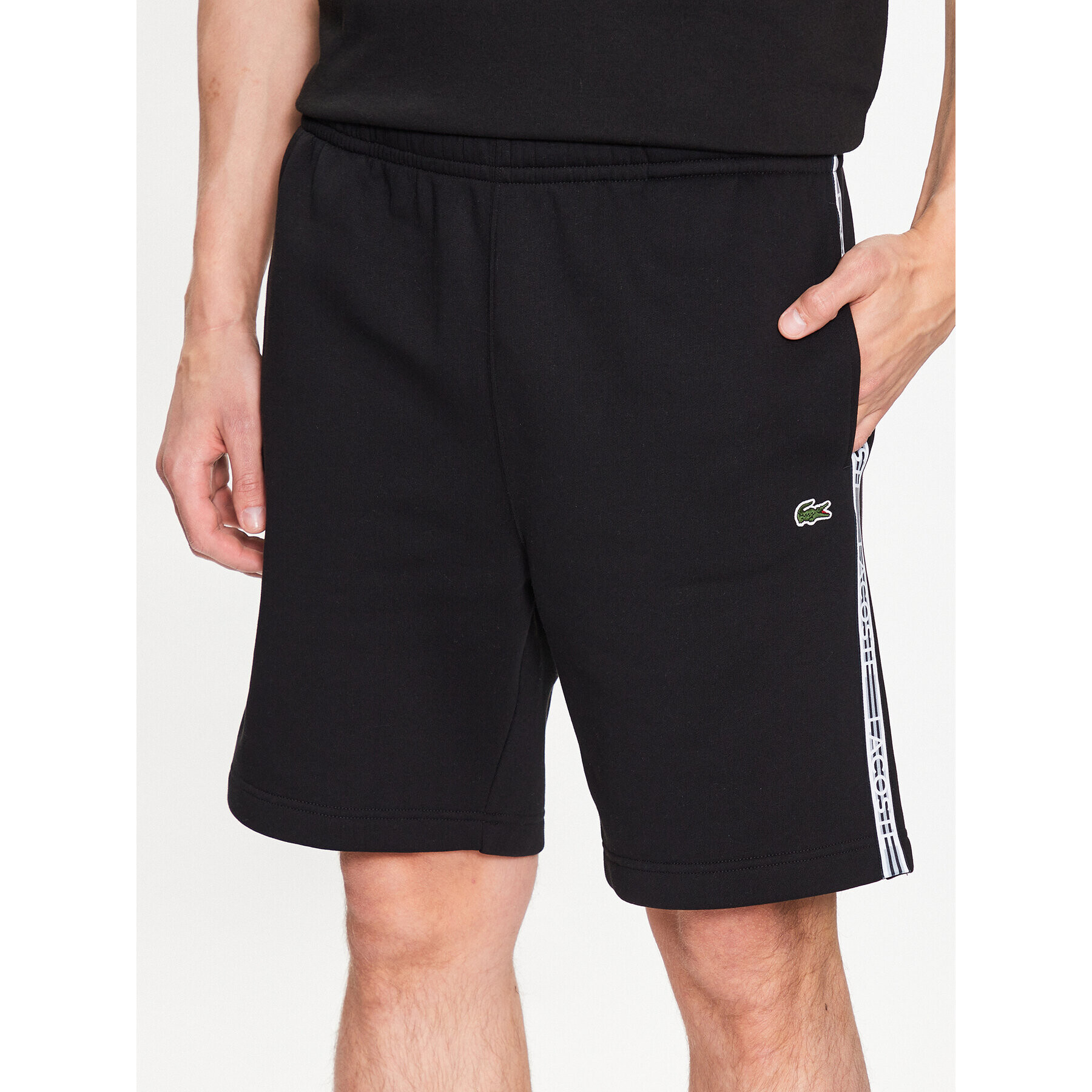 Lacoste Спортни шорти GH5074 Черен Regular Fit - Pepit.bg