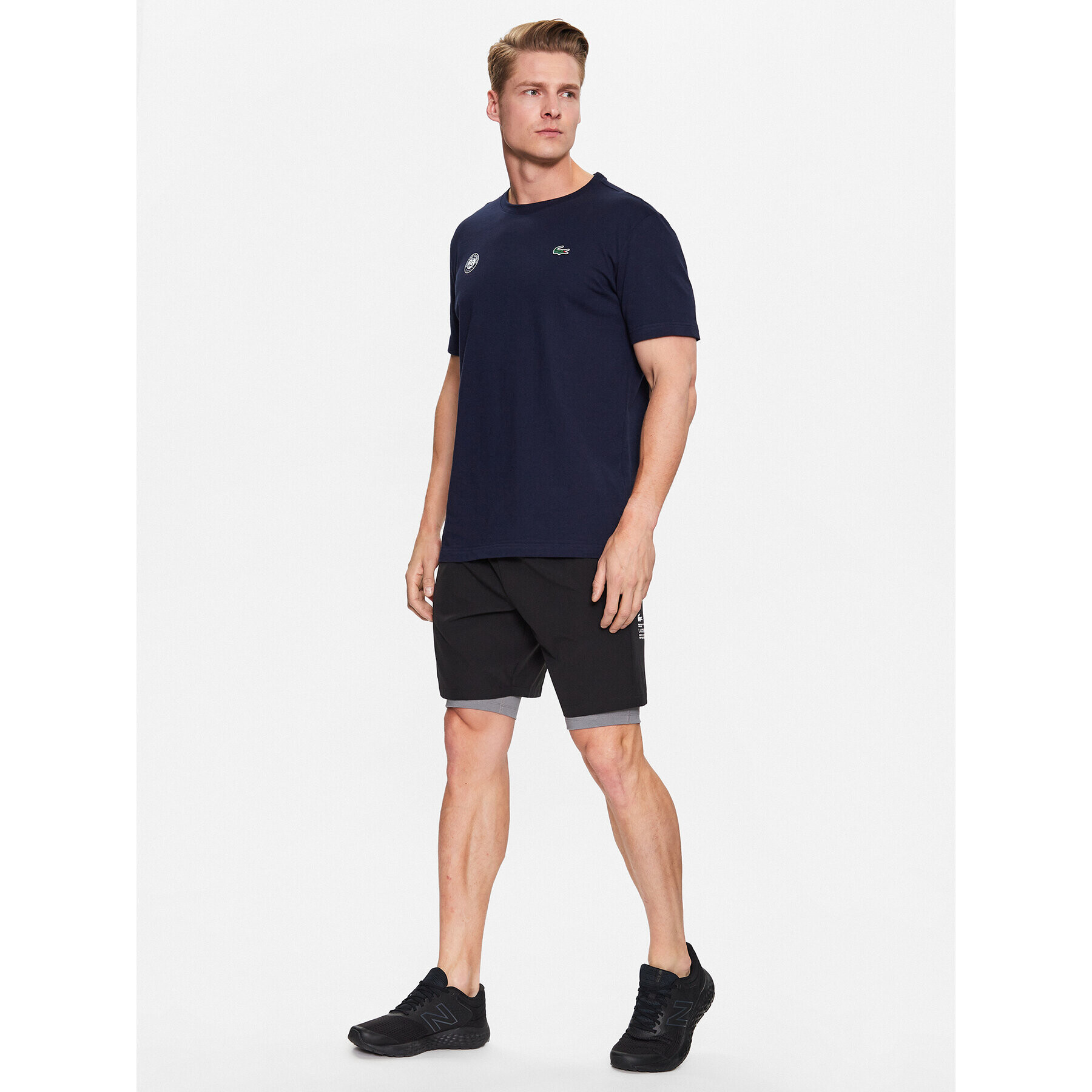 Lacoste Спортни шорти GH5215 Черен Regular Fit - Pepit.bg