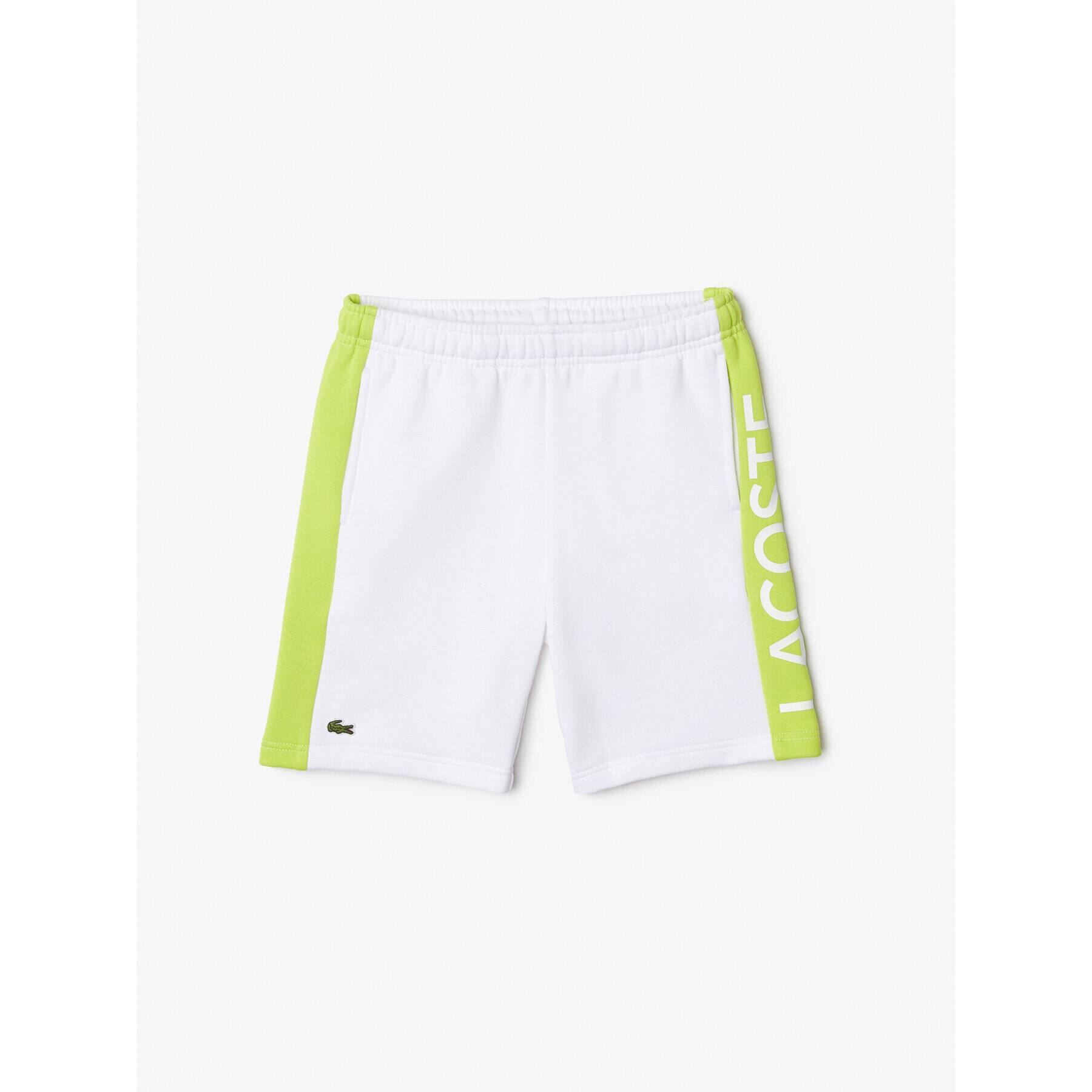 Lacoste Спортни шорти GJ5283 Бял Regular Fit - Pepit.bg