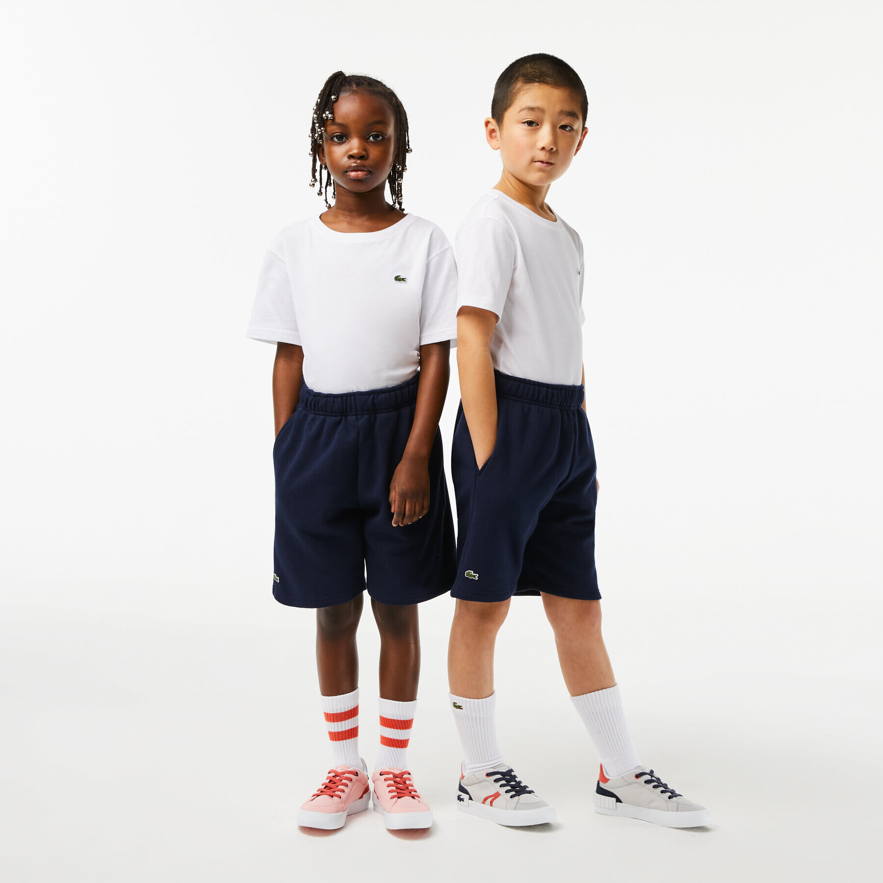 Lacoste Спортни шорти GJ9733 Тъмносин Regular Fit - Pepit.bg