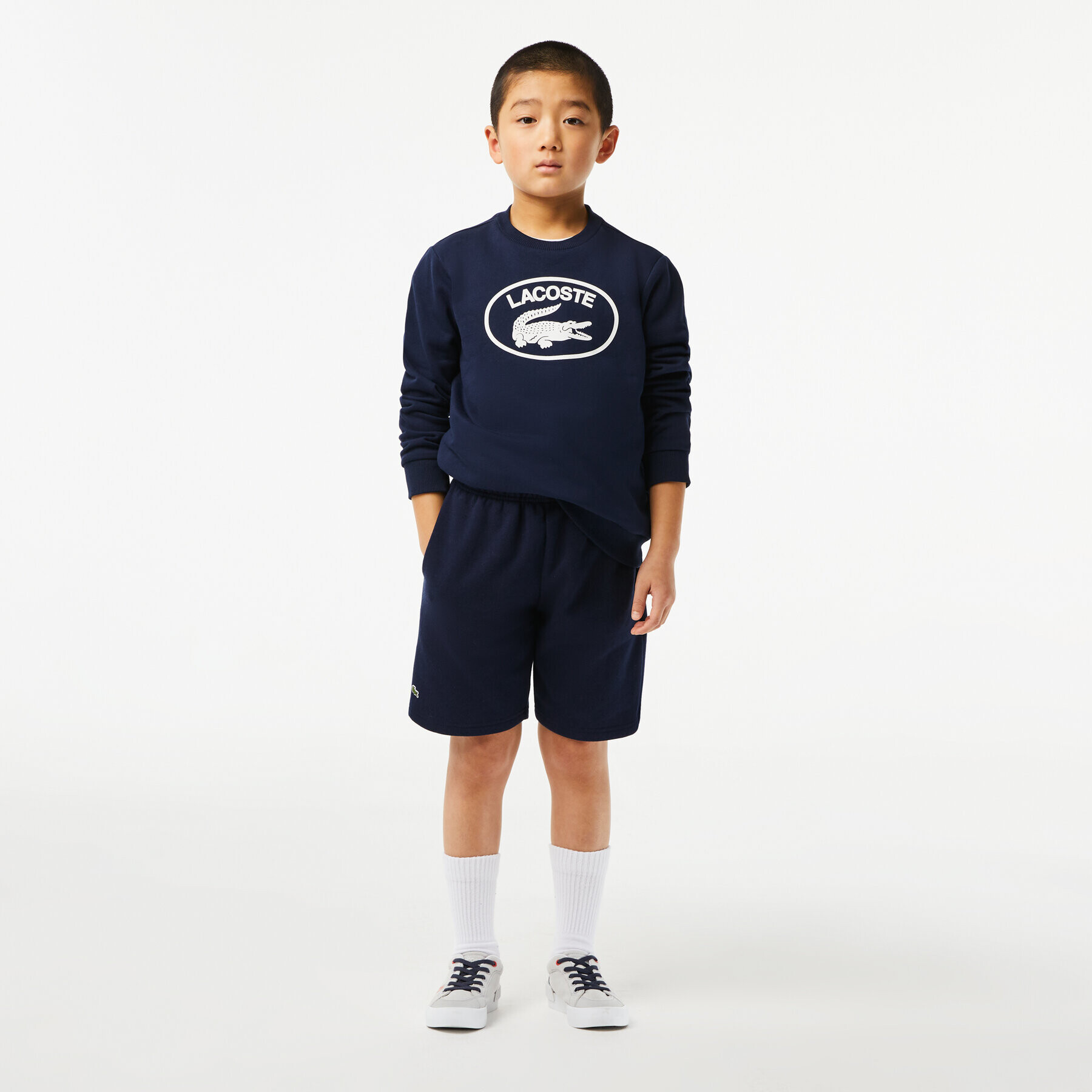 Lacoste Спортни шорти GJ9733 Тъмносин Regular Fit - Pepit.bg