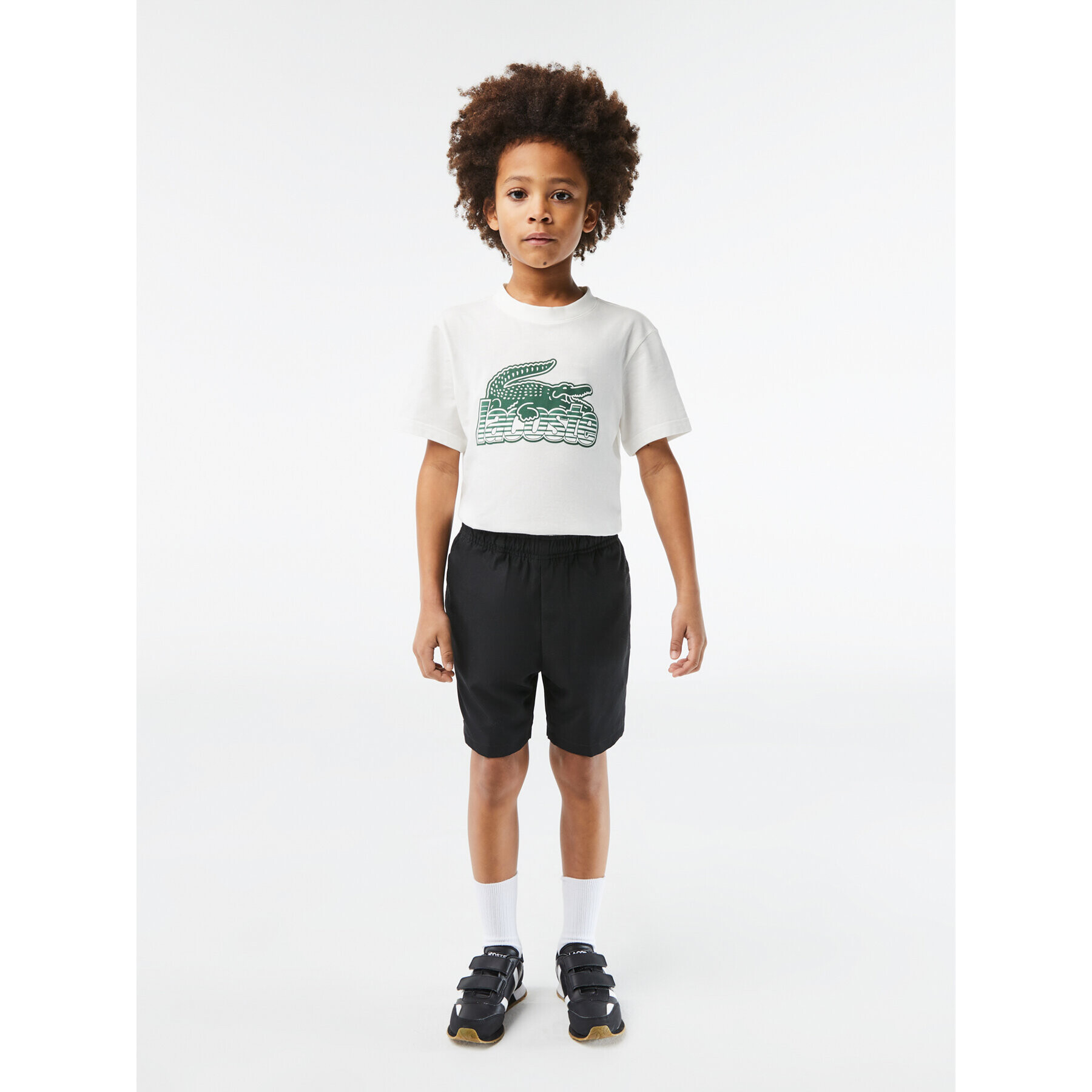 Lacoste Спортни шорти GJ9820 Черен Regular Fit - Pepit.bg