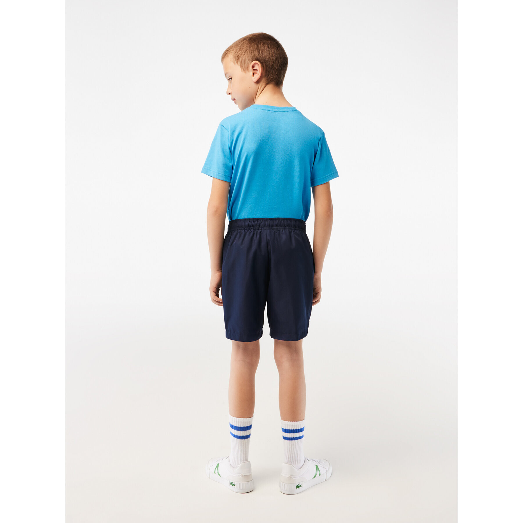 Lacoste Спортни шорти GJ9820 Тъмносин Regular Fit - Pepit.bg