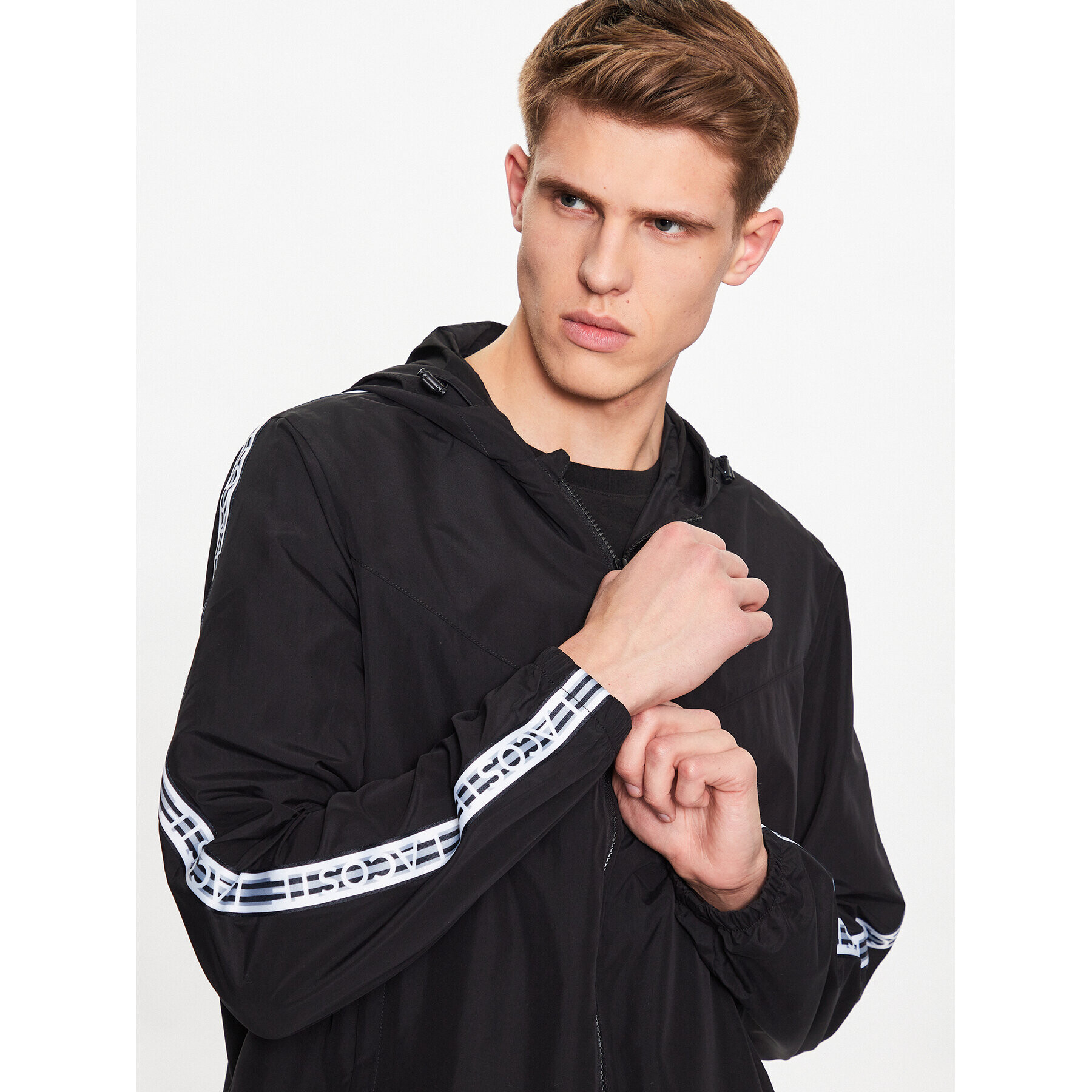 Lacoste Суитшърт BH5380 Черен Regular Fit - Pepit.bg