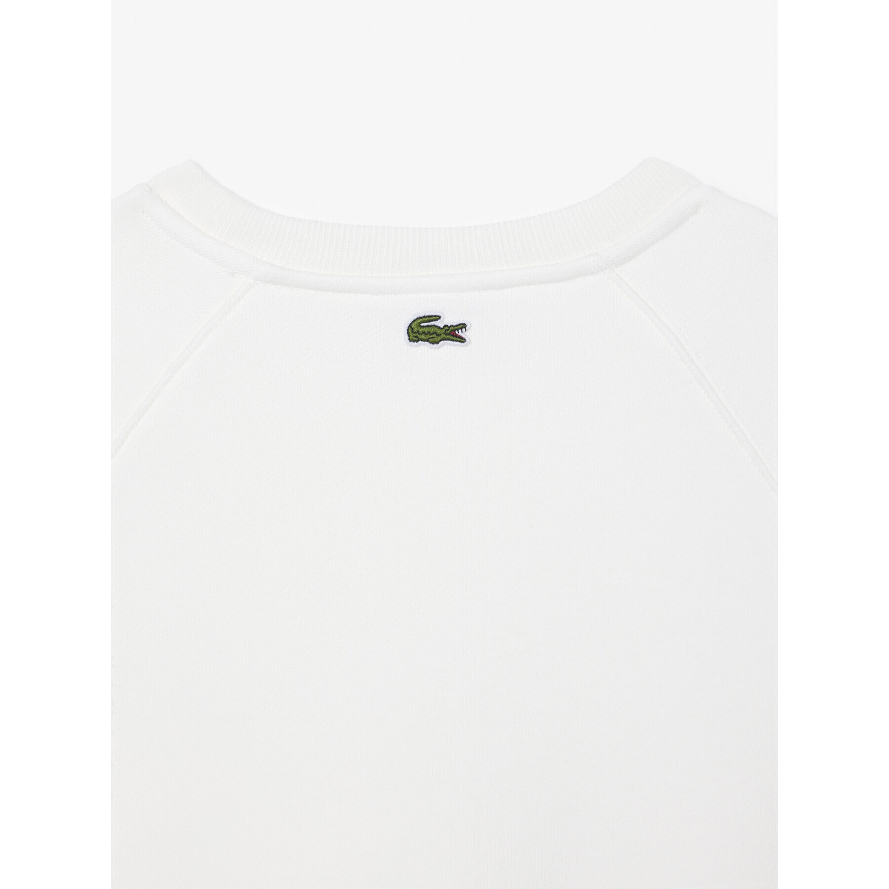 Lacoste Суитшърт SF0852 Екрю Relaxed Fit - Pepit.bg