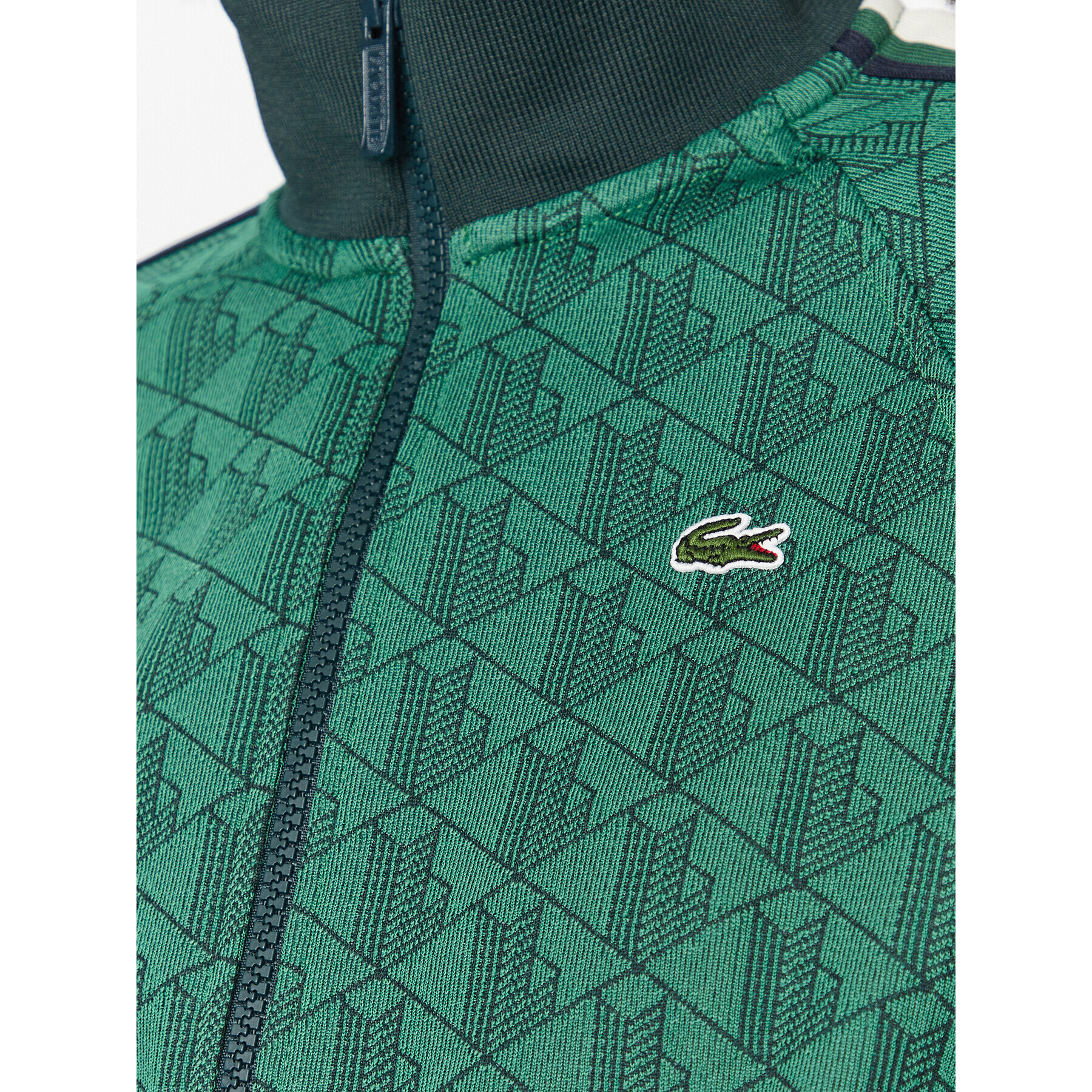 Lacoste Суитшърт SF0856 Зелен Regular Fit - Pepit.bg