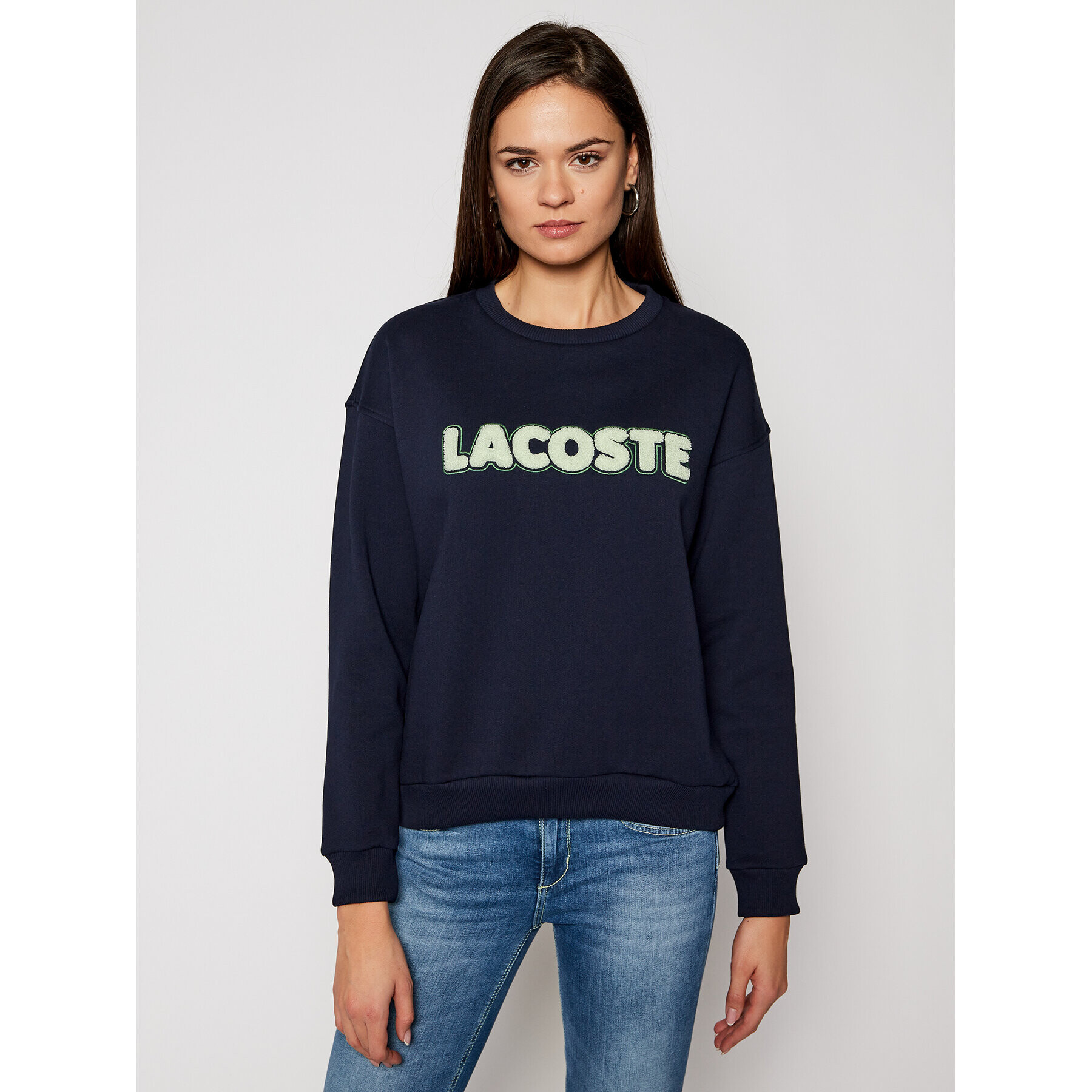 Lacoste Суитшърт SF2287 Тъмносин Boy Fit - Pepit.bg
