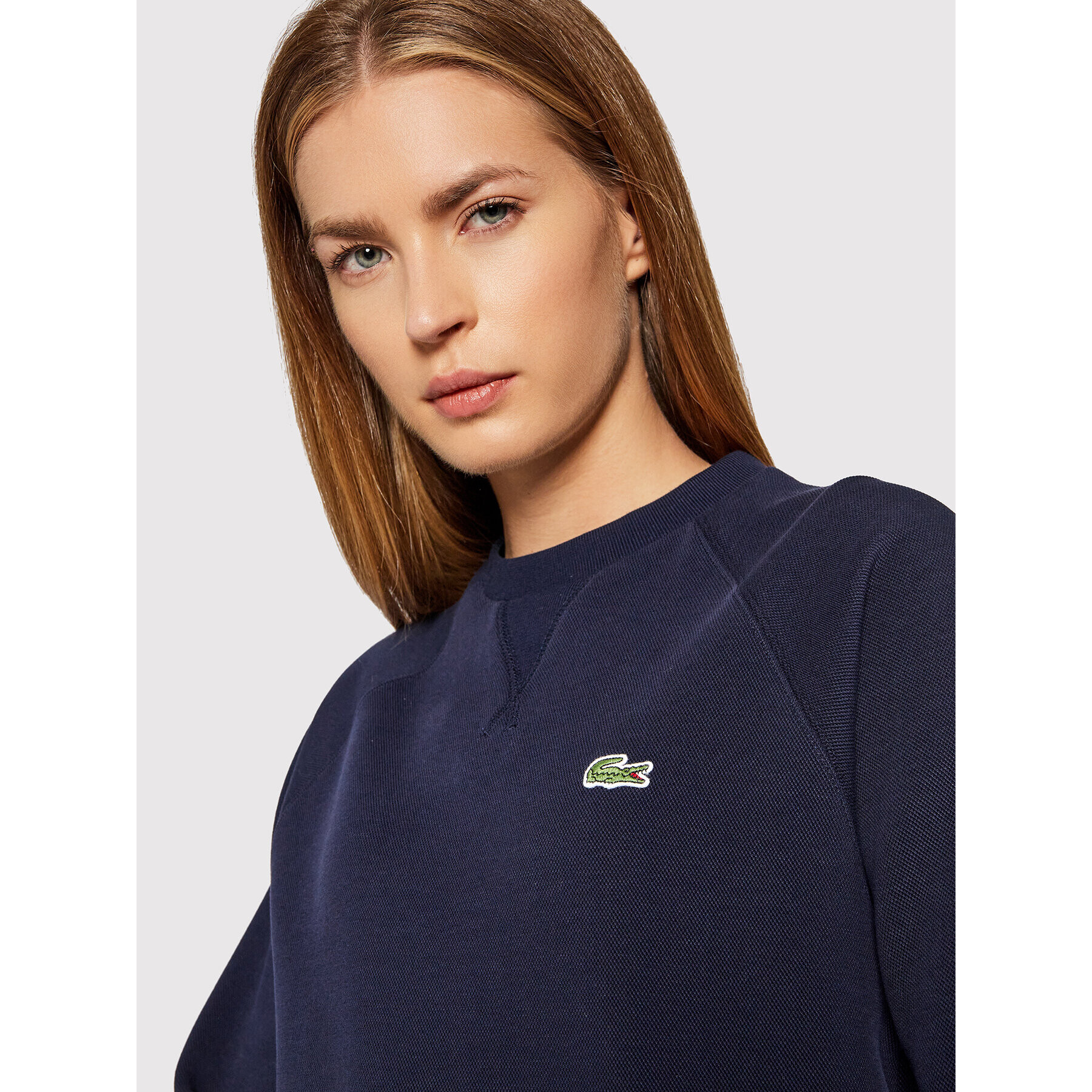 Lacoste Суитшърт SF7073 Тъмносин Regular Fit - Pepit.bg