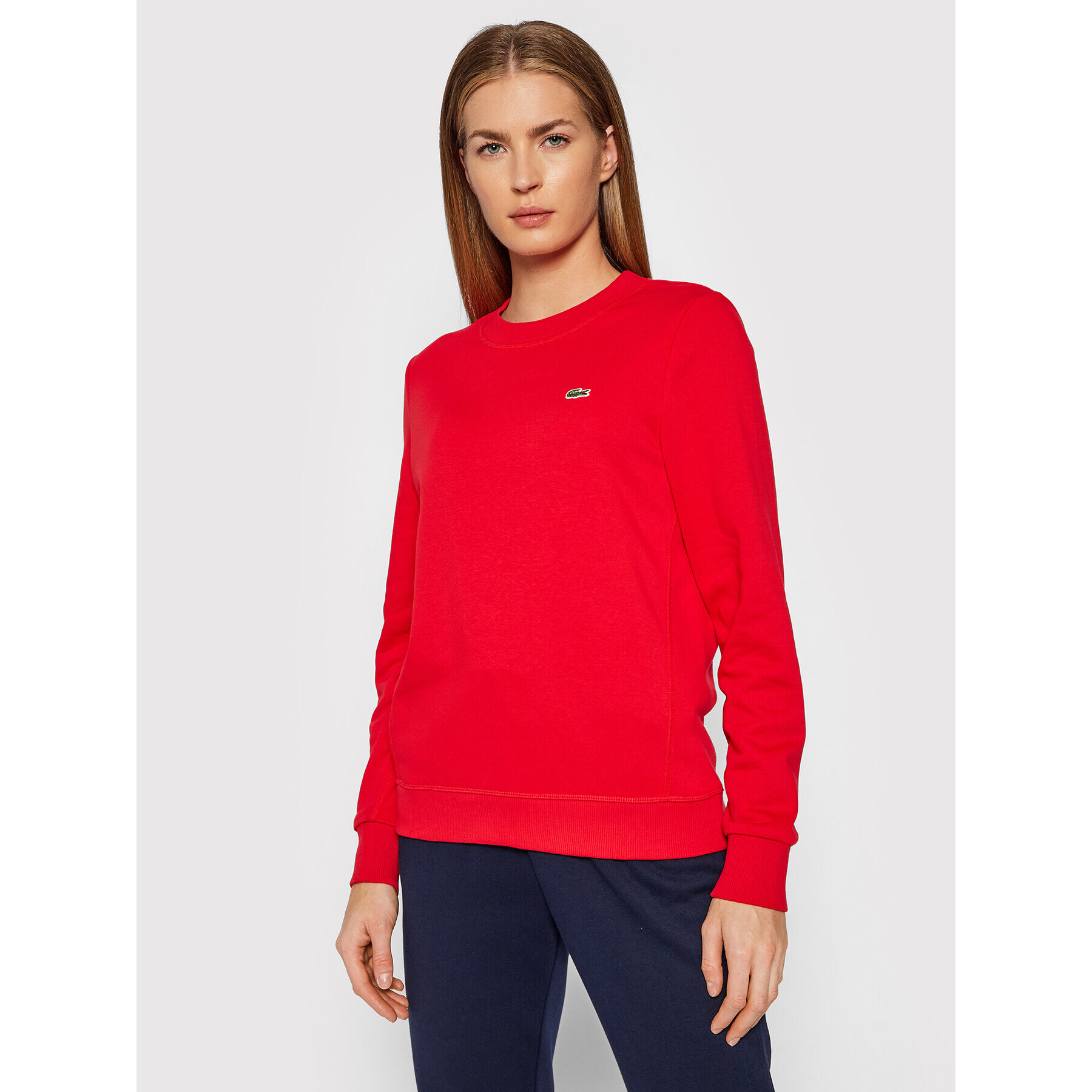 Lacoste Суитшърт SF7089 Червен Regular Fit - Pepit.bg