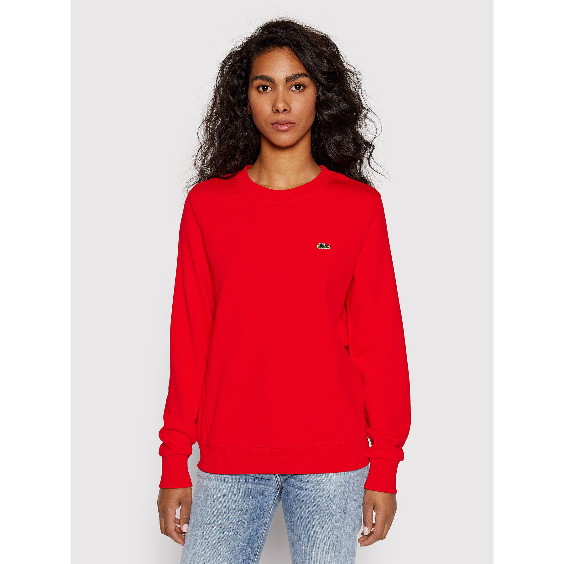 Lacoste Суитшърт SF7089 Червен Regular Fit - Pepit.bg