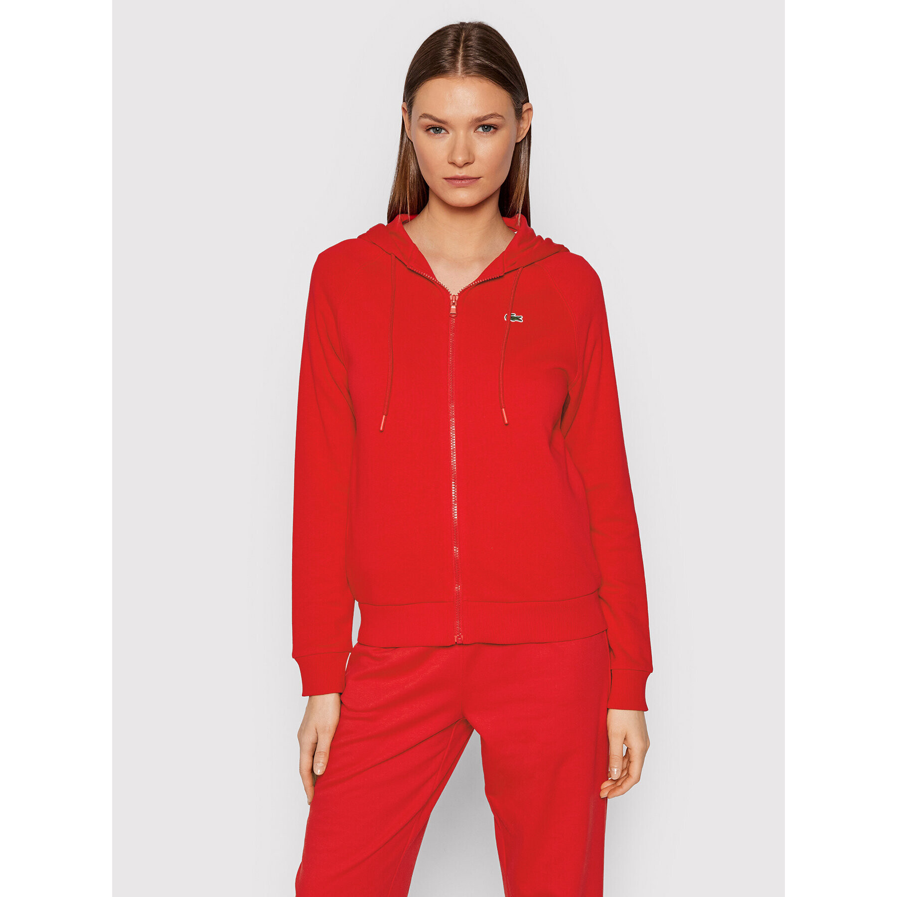Lacoste Суитшърт SF7090 Червен Regular Fit - Pepit.bg