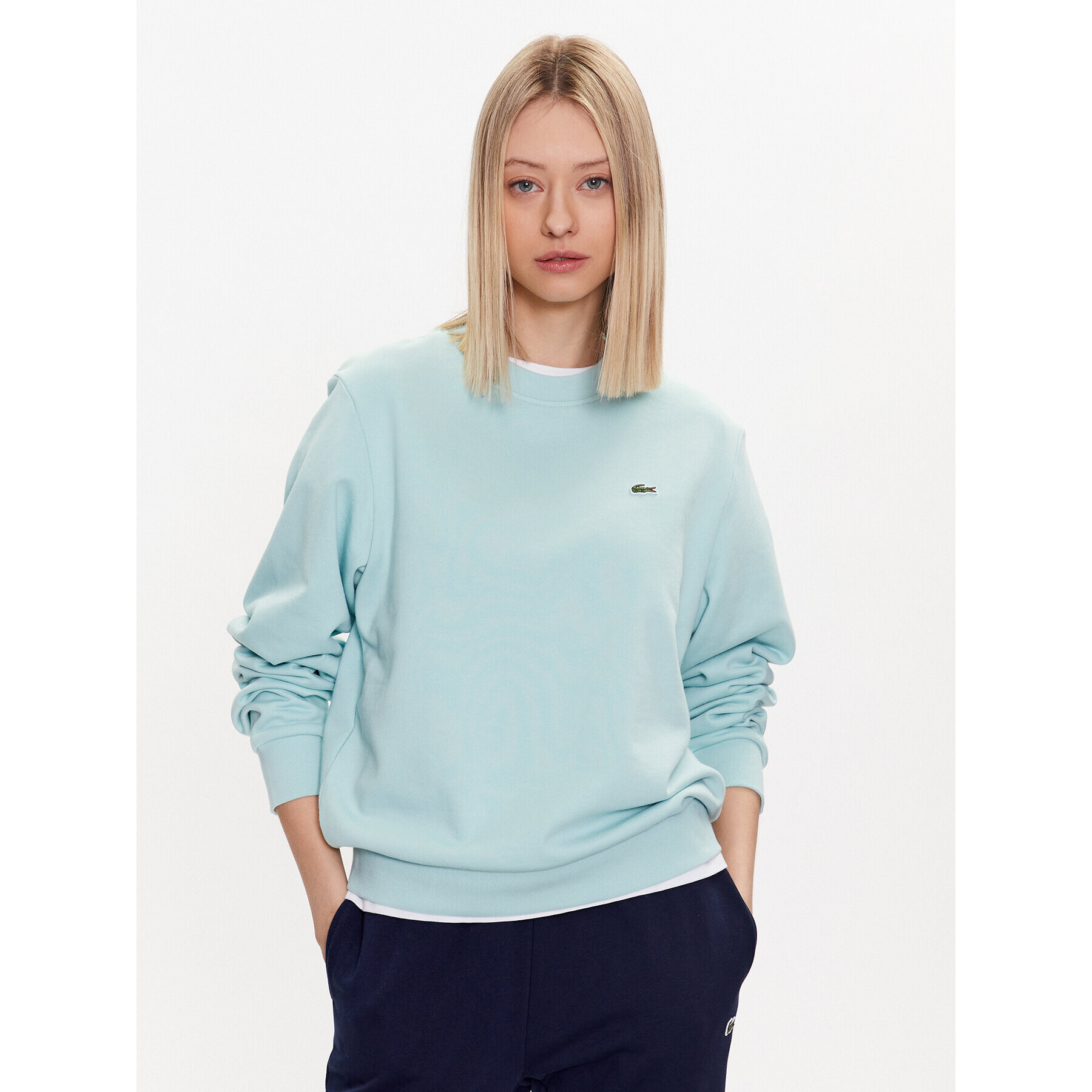 Lacoste Суитшърт SF9202 Син Regular Fit - Pepit.bg