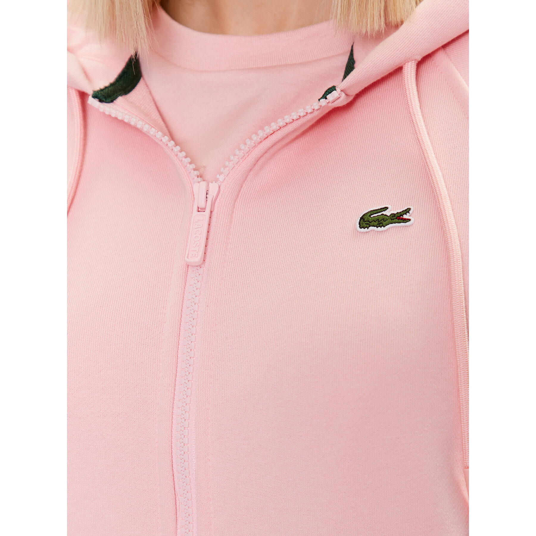 Lacoste Суитшърт SF9213 Розов Regular Fit - Pepit.bg