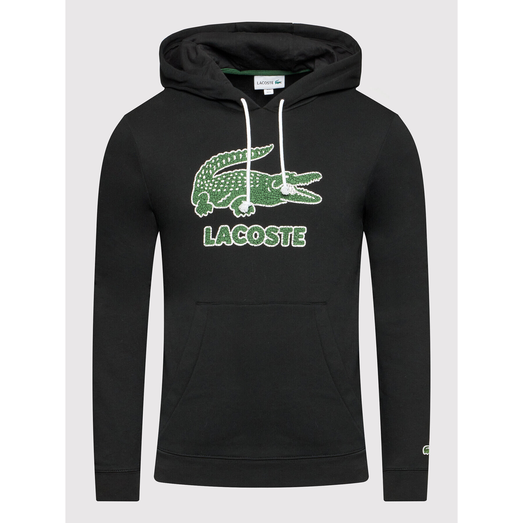 Lacoste Суитшърт SH0064 Черен Regular Fit - Pepit.bg