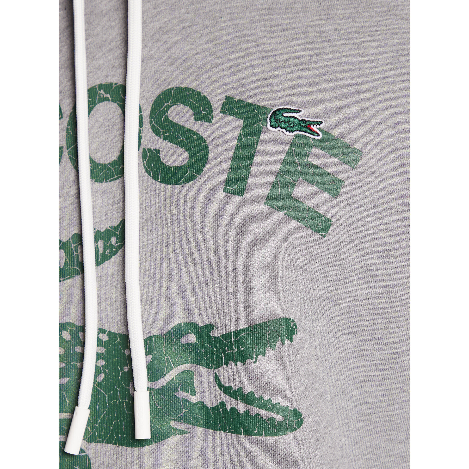Lacoste Суитшърт SH0107 Сив Loose Fit - Pepit.bg