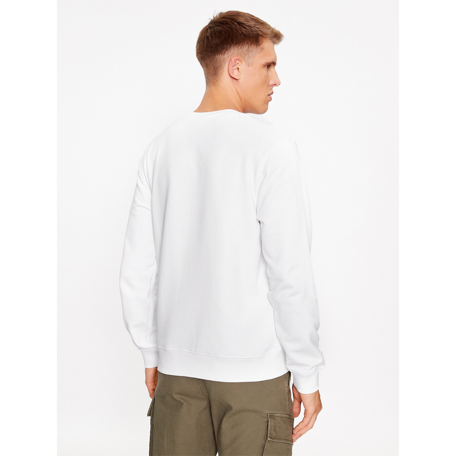 Lacoste Суитшърт SH1281 Бял Regular Fit - Pepit.bg