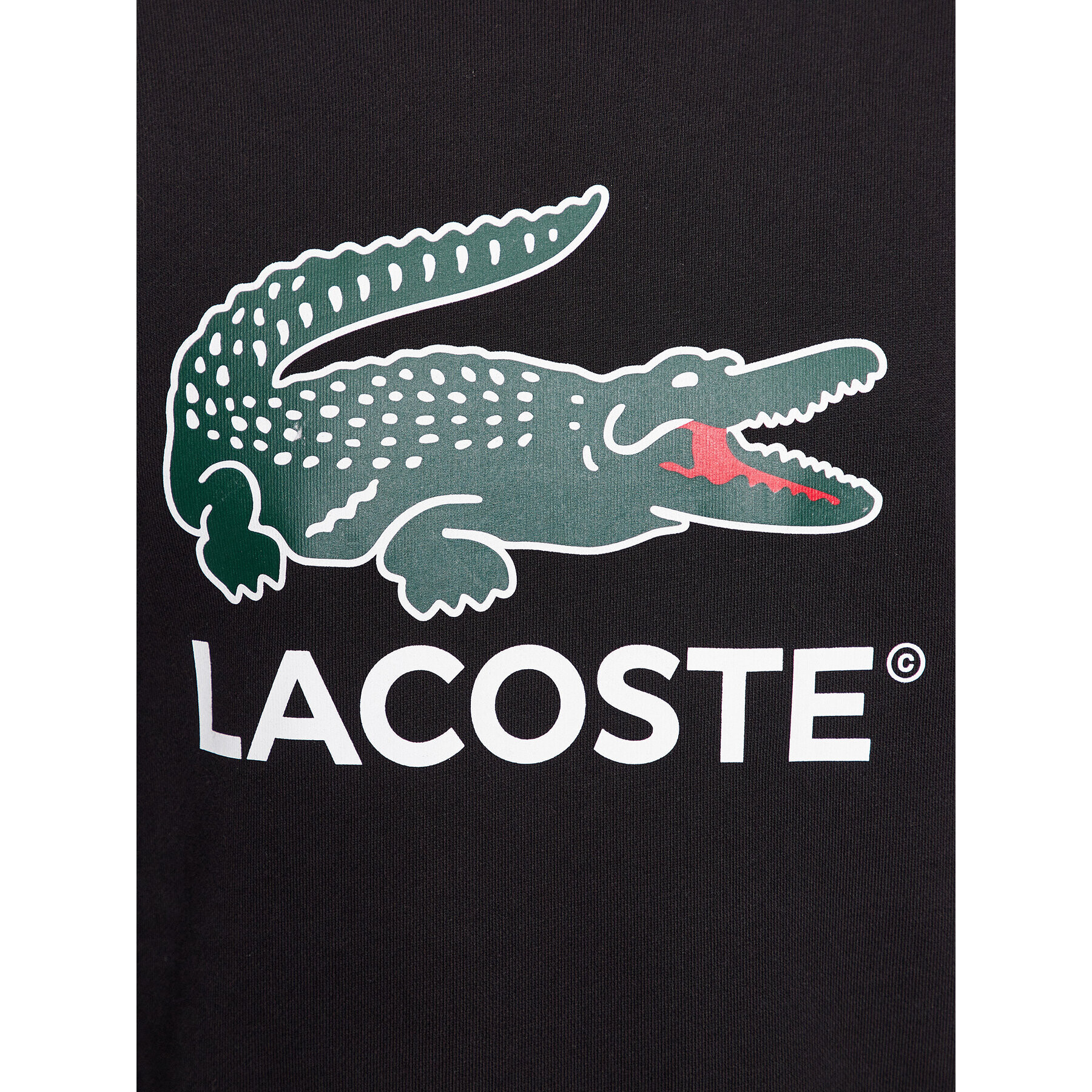 Lacoste Суитшърт SH1281 Черен Classic Fit - Pepit.bg