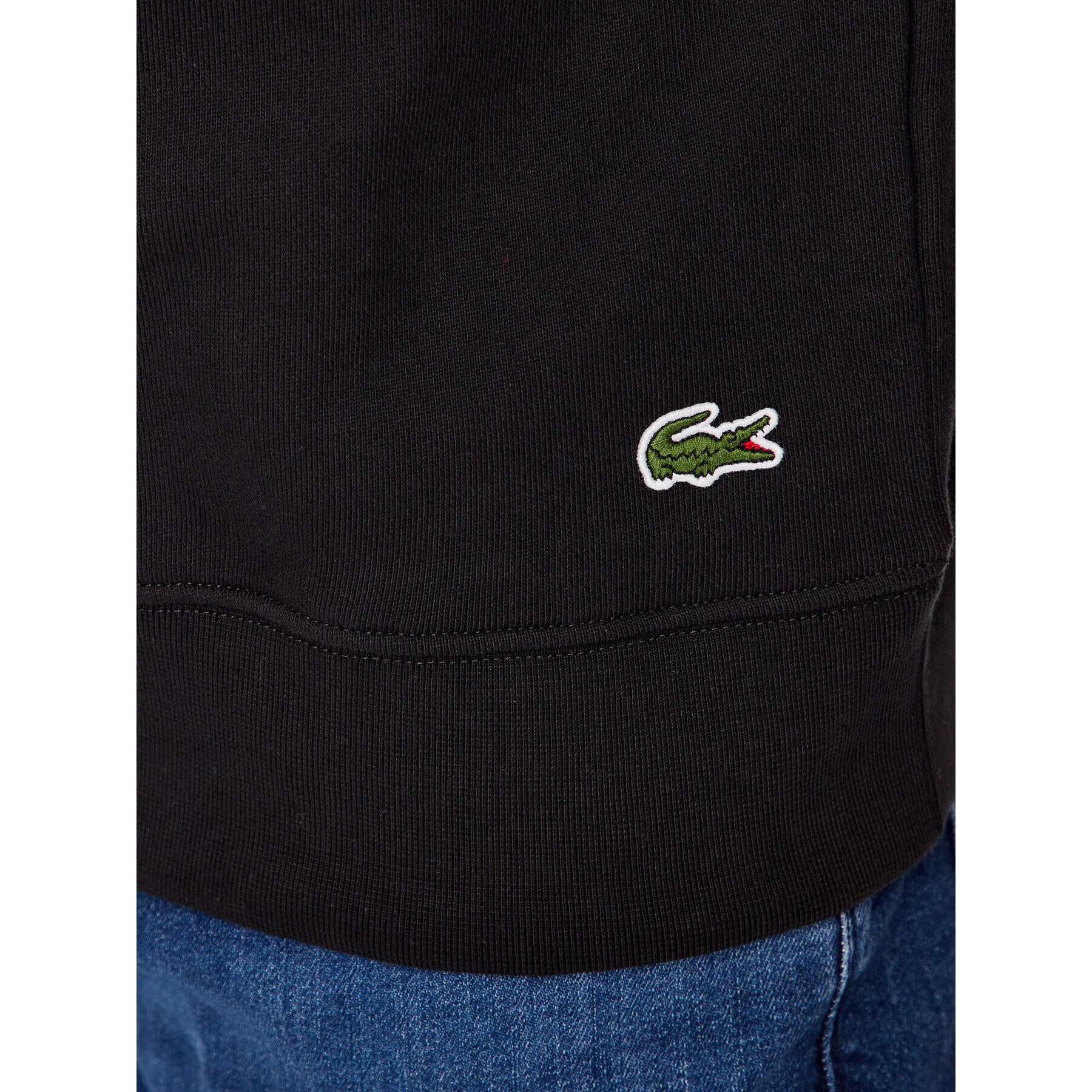 Lacoste Суитшърт SH1281 Черен Classic Fit - Pepit.bg