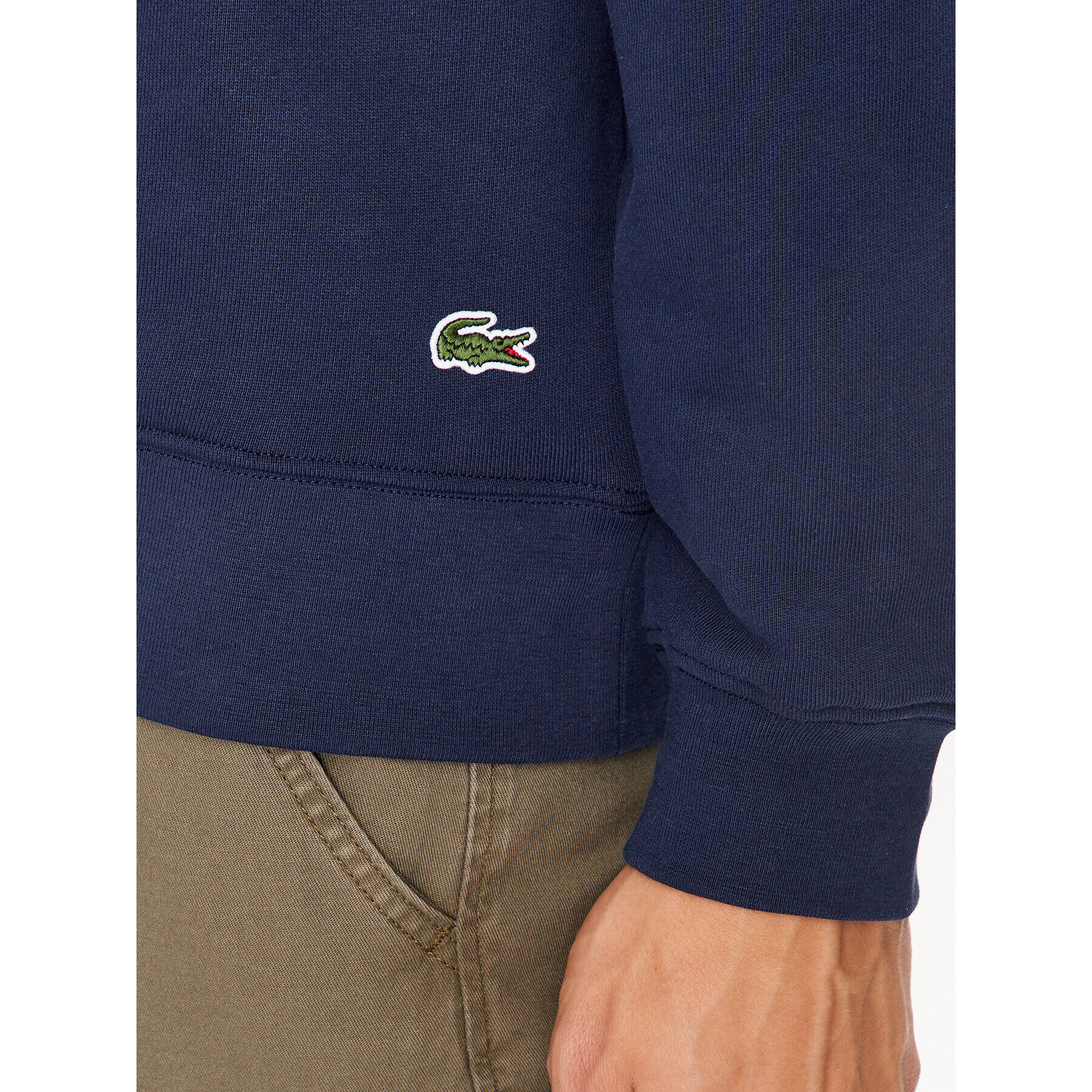 Lacoste Суитшърт SH1281 Тъмносин Regular Fit - Pepit.bg
