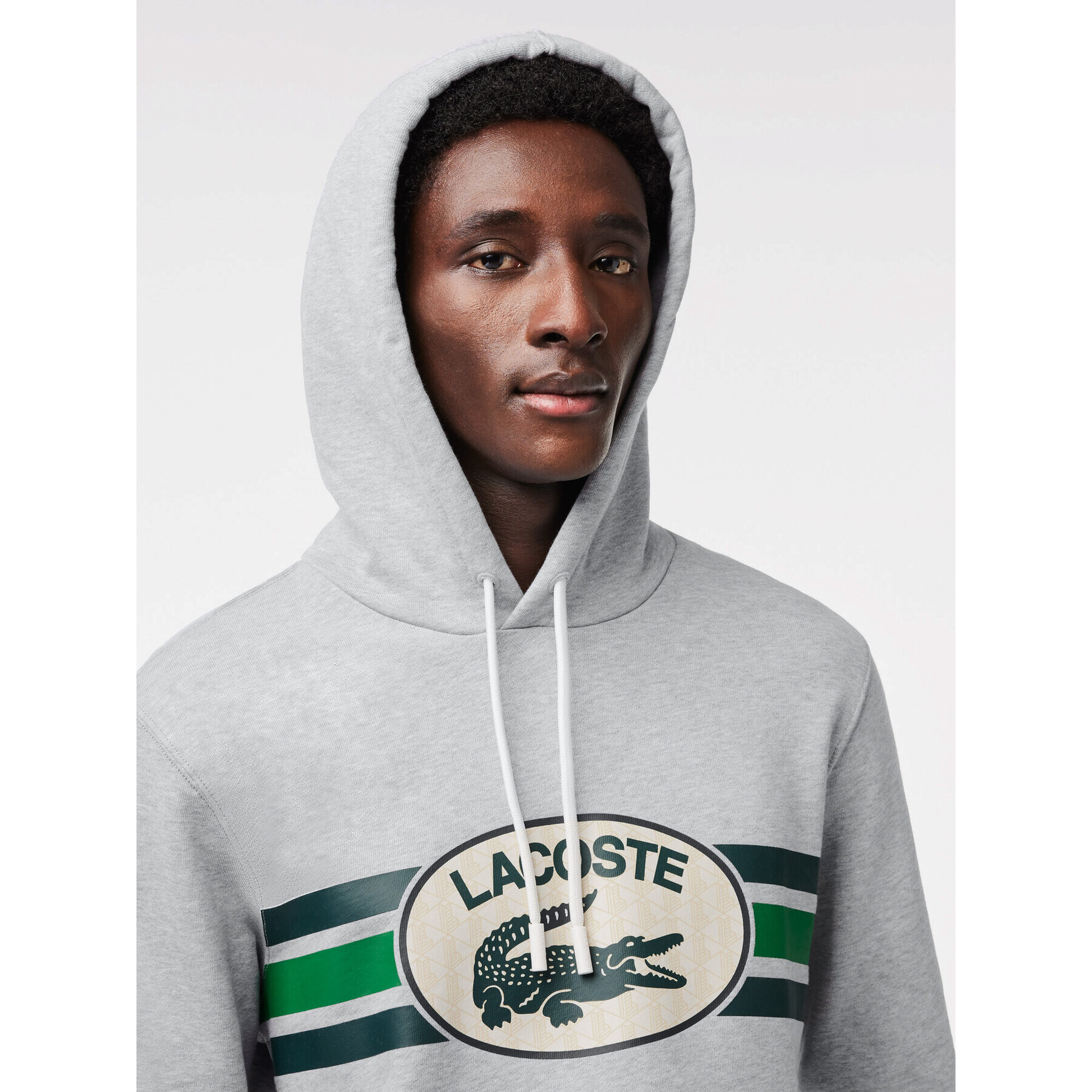 Lacoste Суитшърт SH1413 Сив Regular Fit - Pepit.bg