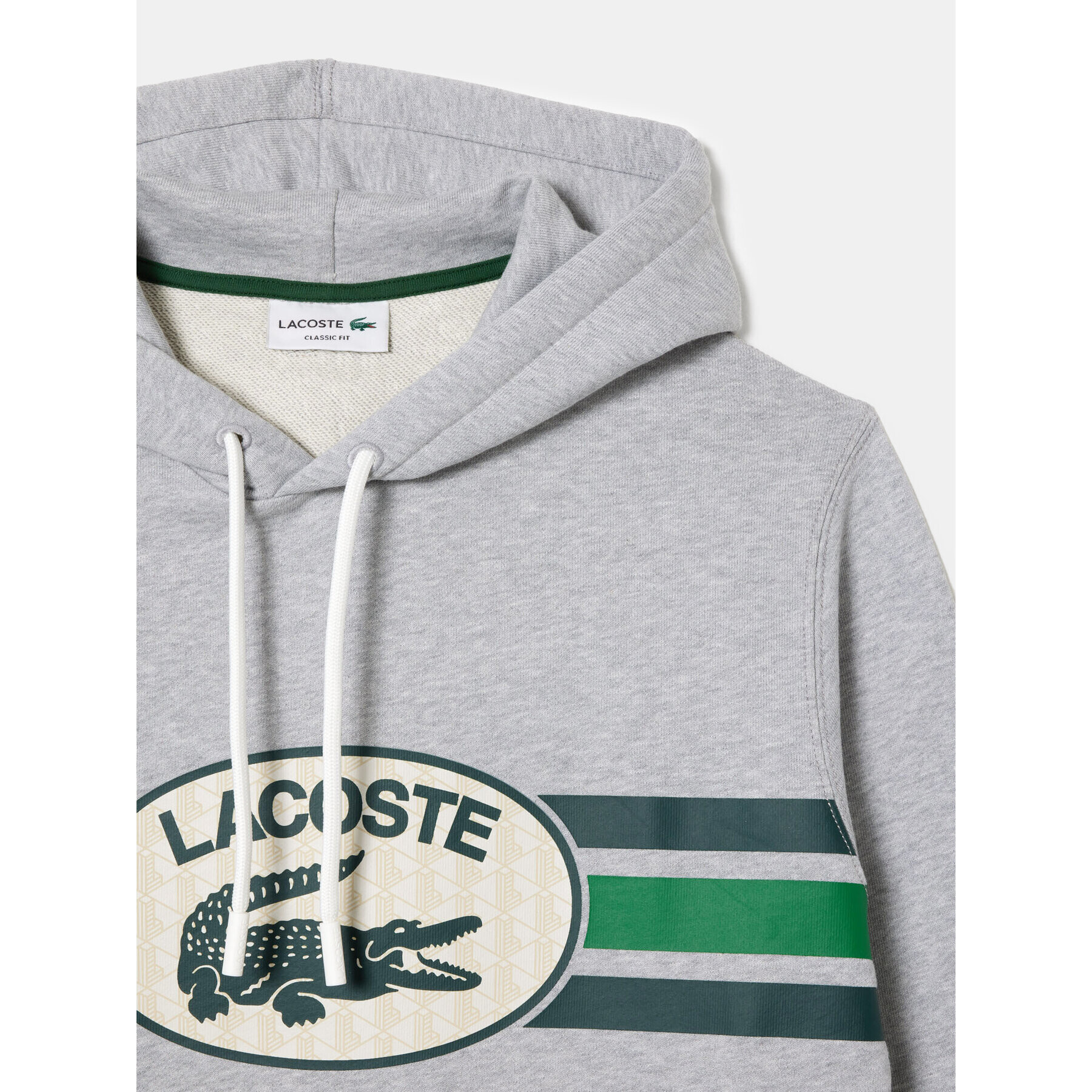 Lacoste Суитшърт SH1413 Сив Regular Fit - Pepit.bg