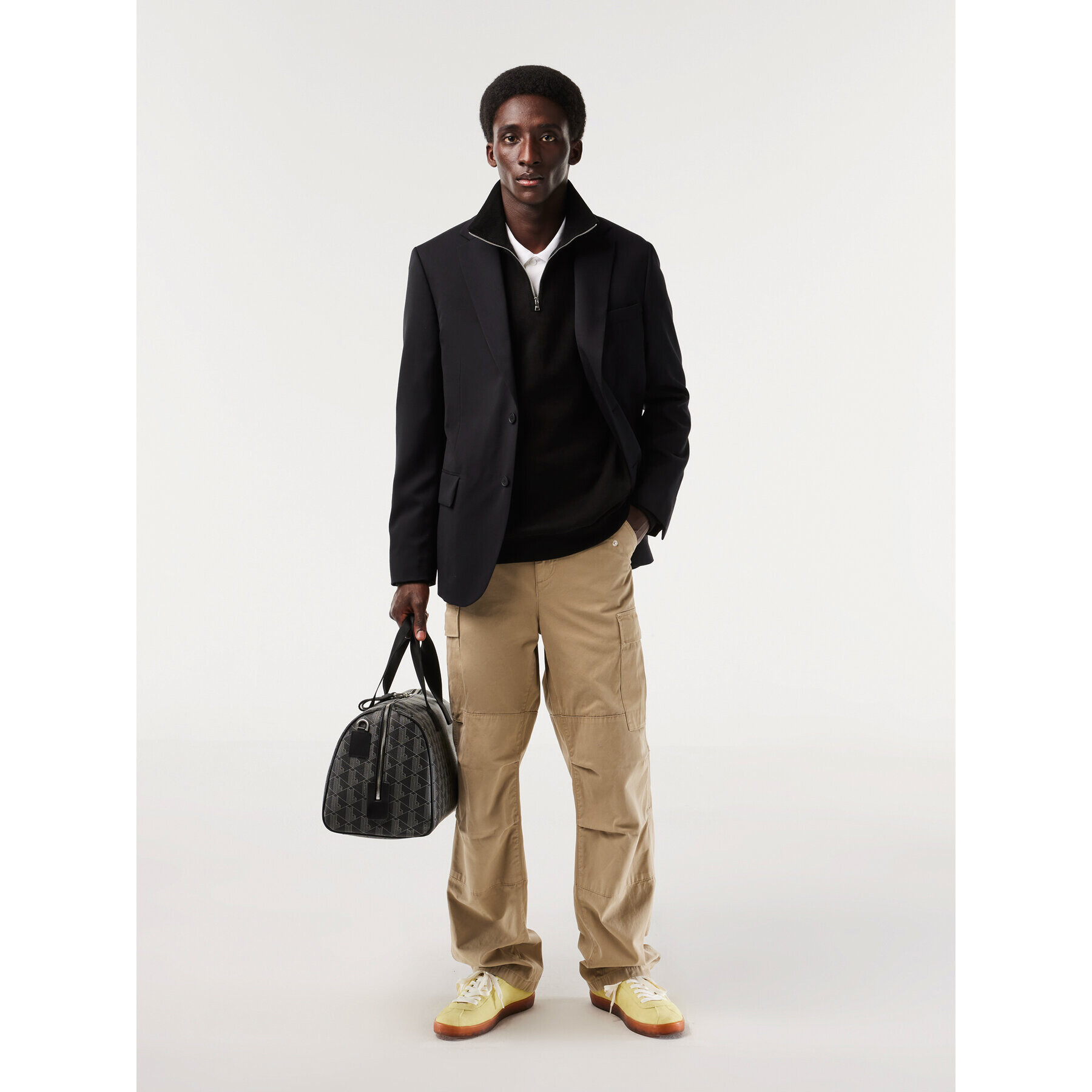 Lacoste Суитшърт SH1927 Черен Classic Fit - Pepit.bg