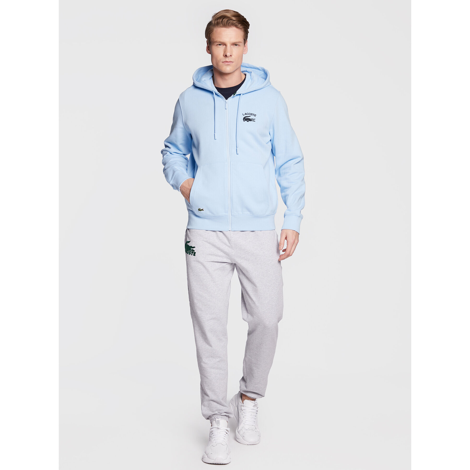 Lacoste Суитшърт SH2481 Син Regular Fit - Pepit.bg