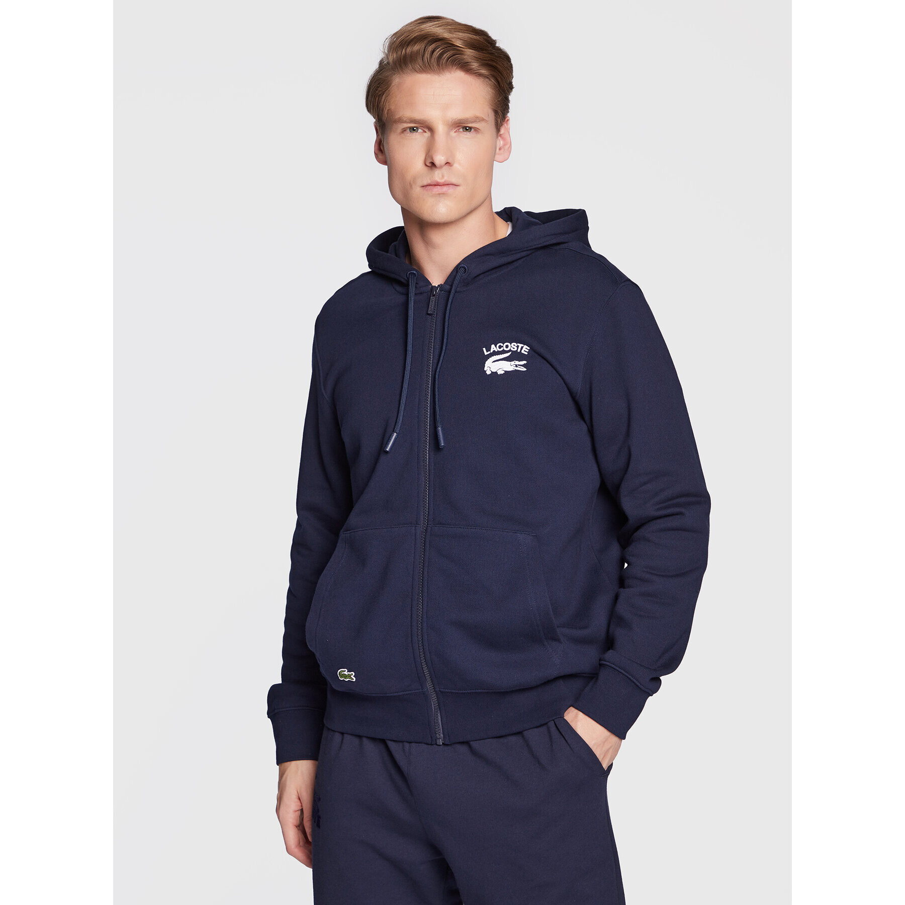 Lacoste Суитшърт SH2481 Тъмносин Regular Fit - Pepit.bg