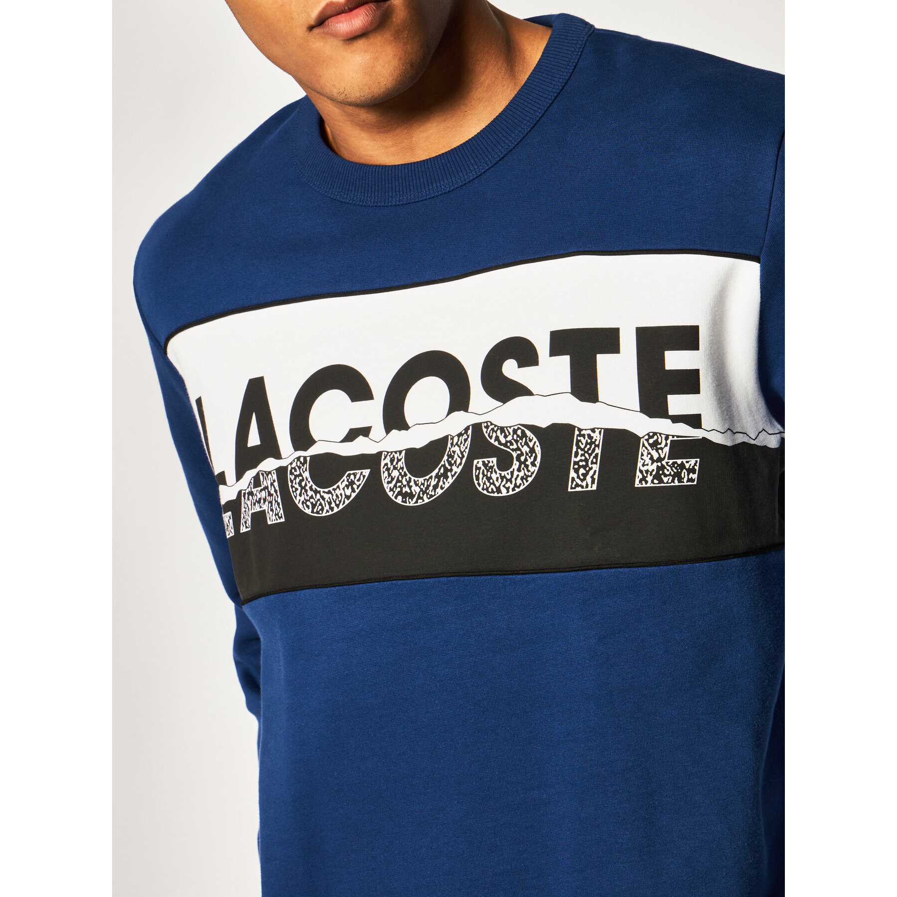 Lacoste Суитшърт SH4899 Тъмносин Regular Fit - Pepit.bg