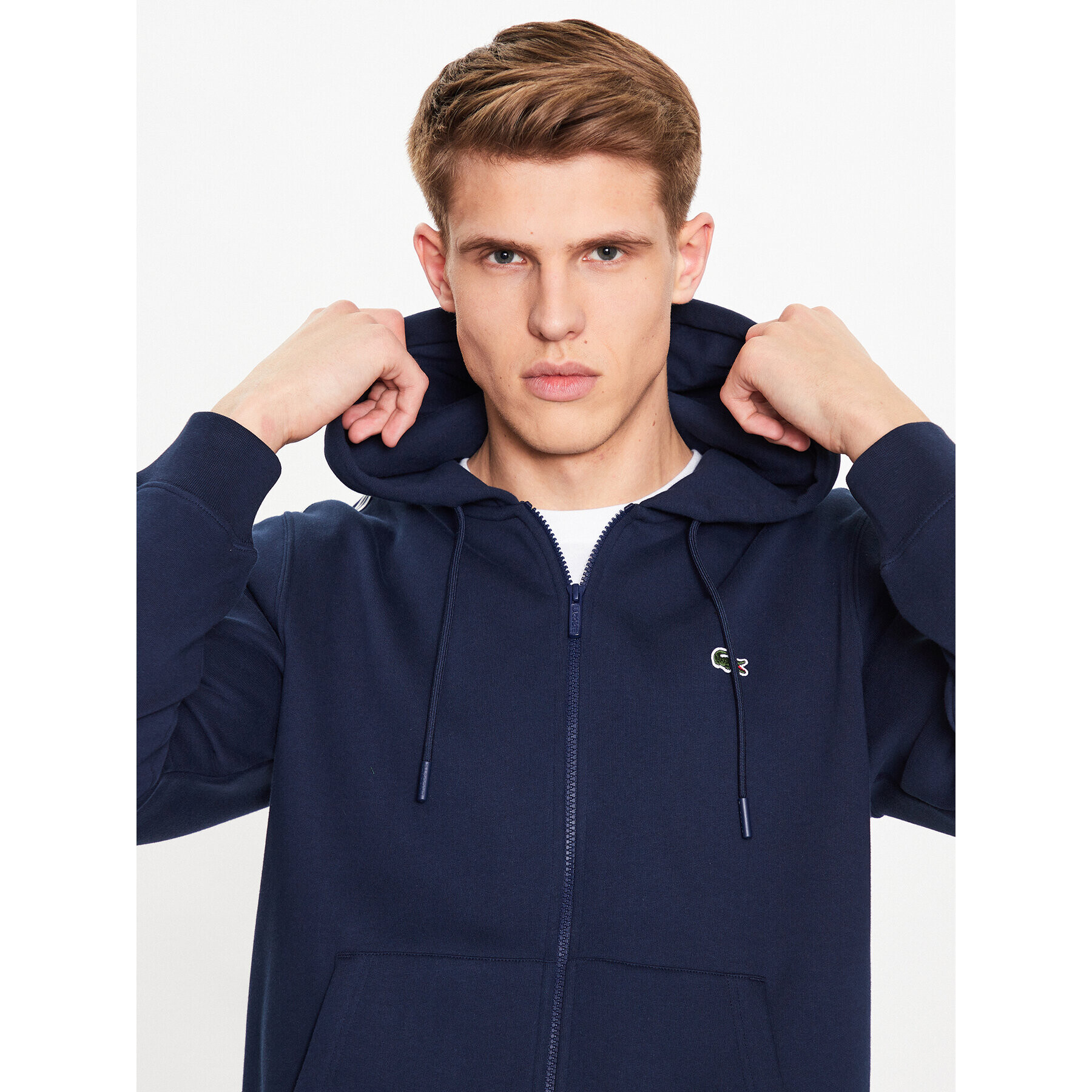 Lacoste Суитшърт SH5065 Тъмносин Regular Fit - Pepit.bg