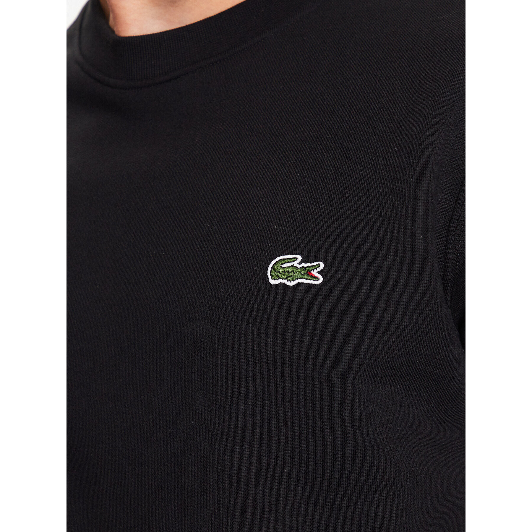 Lacoste Суитшърт SH5073 Черен Regular Fit - Pepit.bg