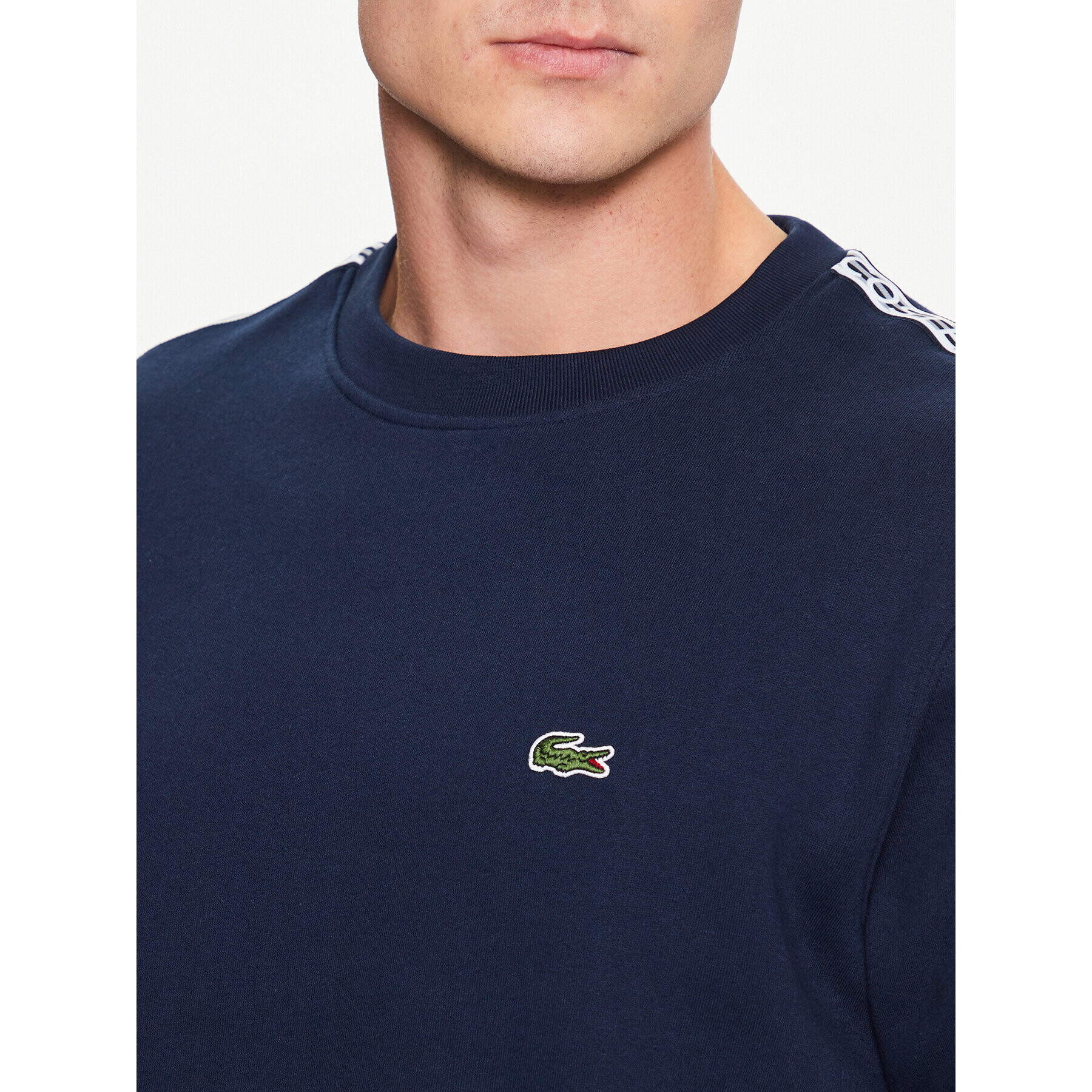 Lacoste Суитшърт SH5073 Тъмносин Regular Fit - Pepit.bg