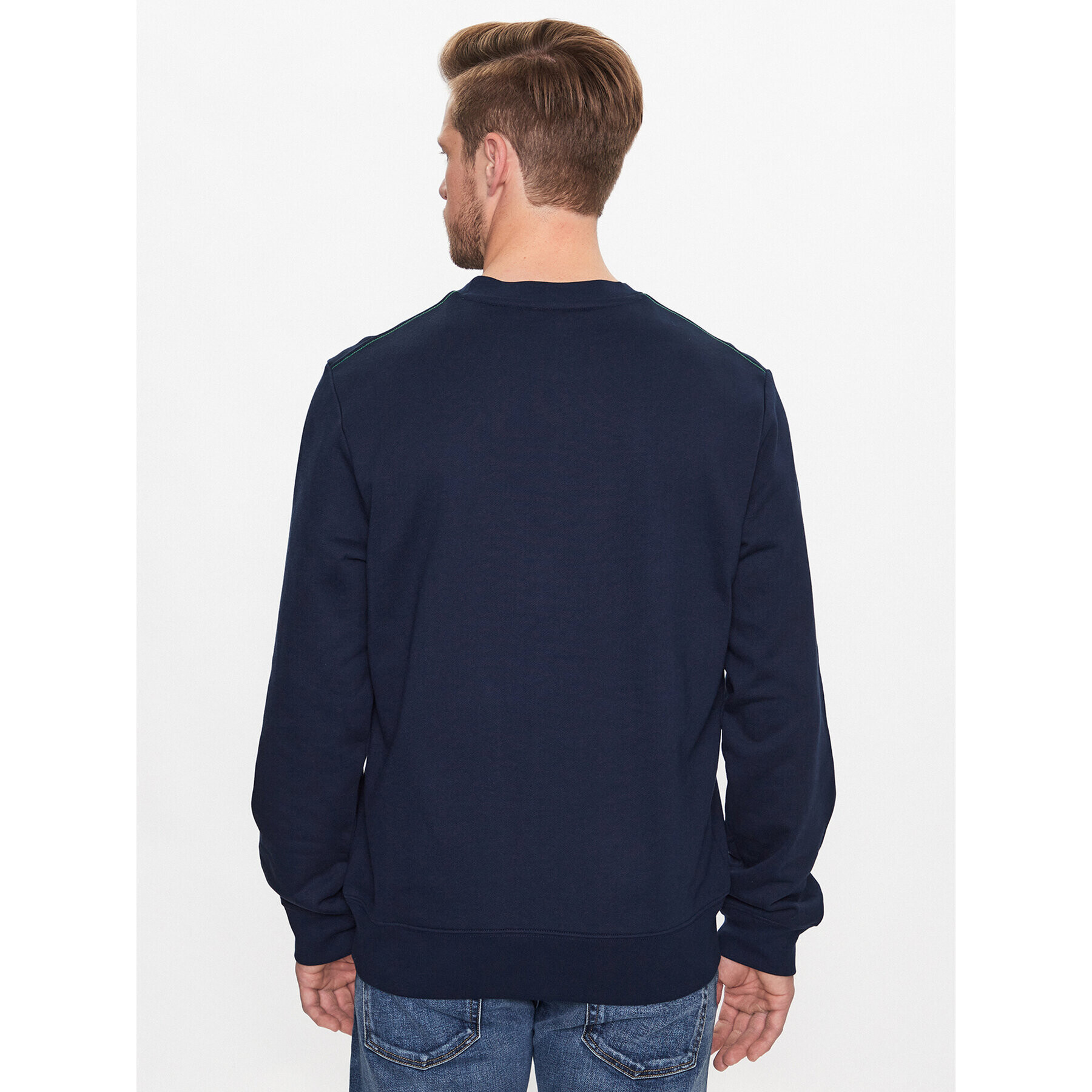 Lacoste Суитшърт SH5087 Тъмносин Regular Fit - Pepit.bg