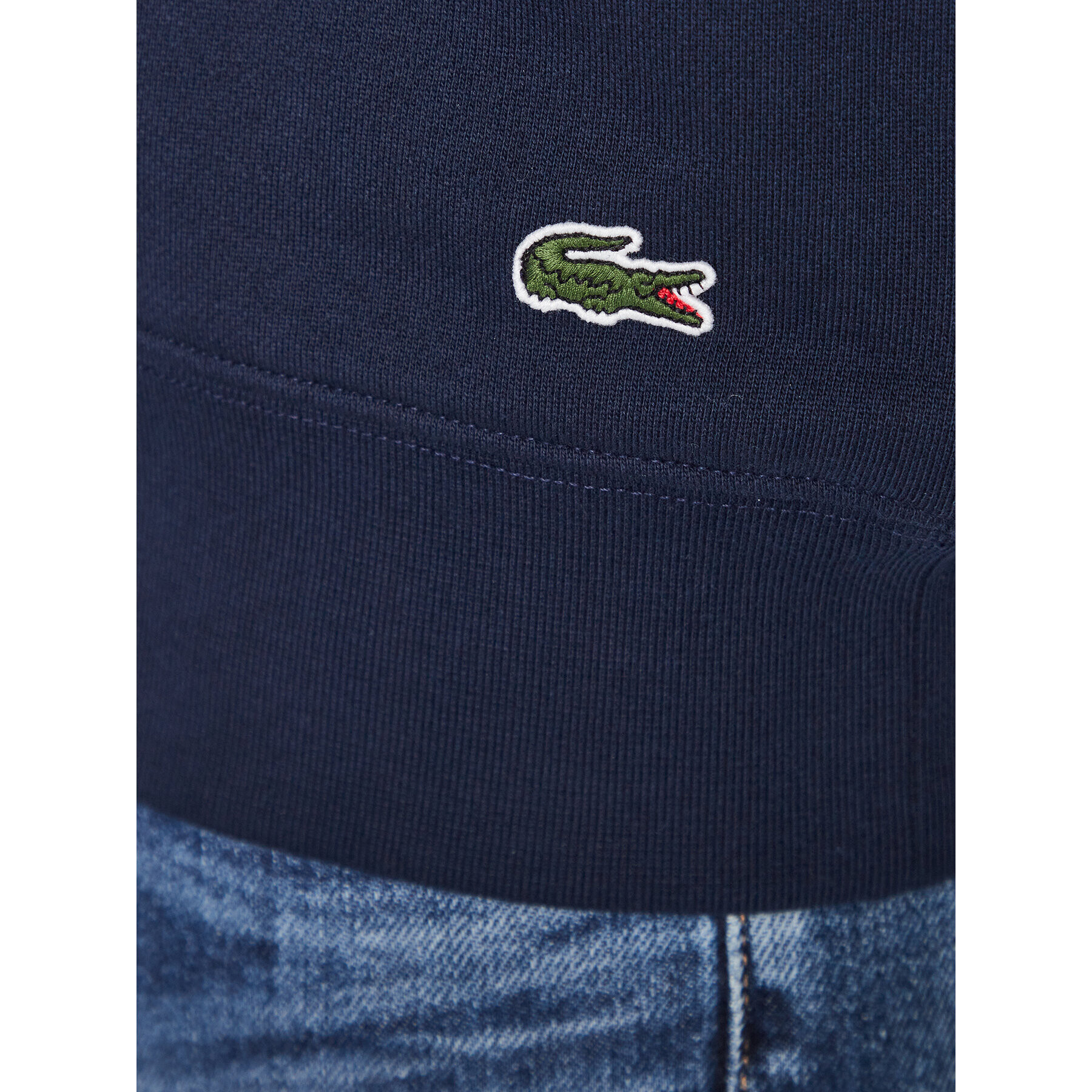 Lacoste Суитшърт SH5087 Тъмносин Regular Fit - Pepit.bg