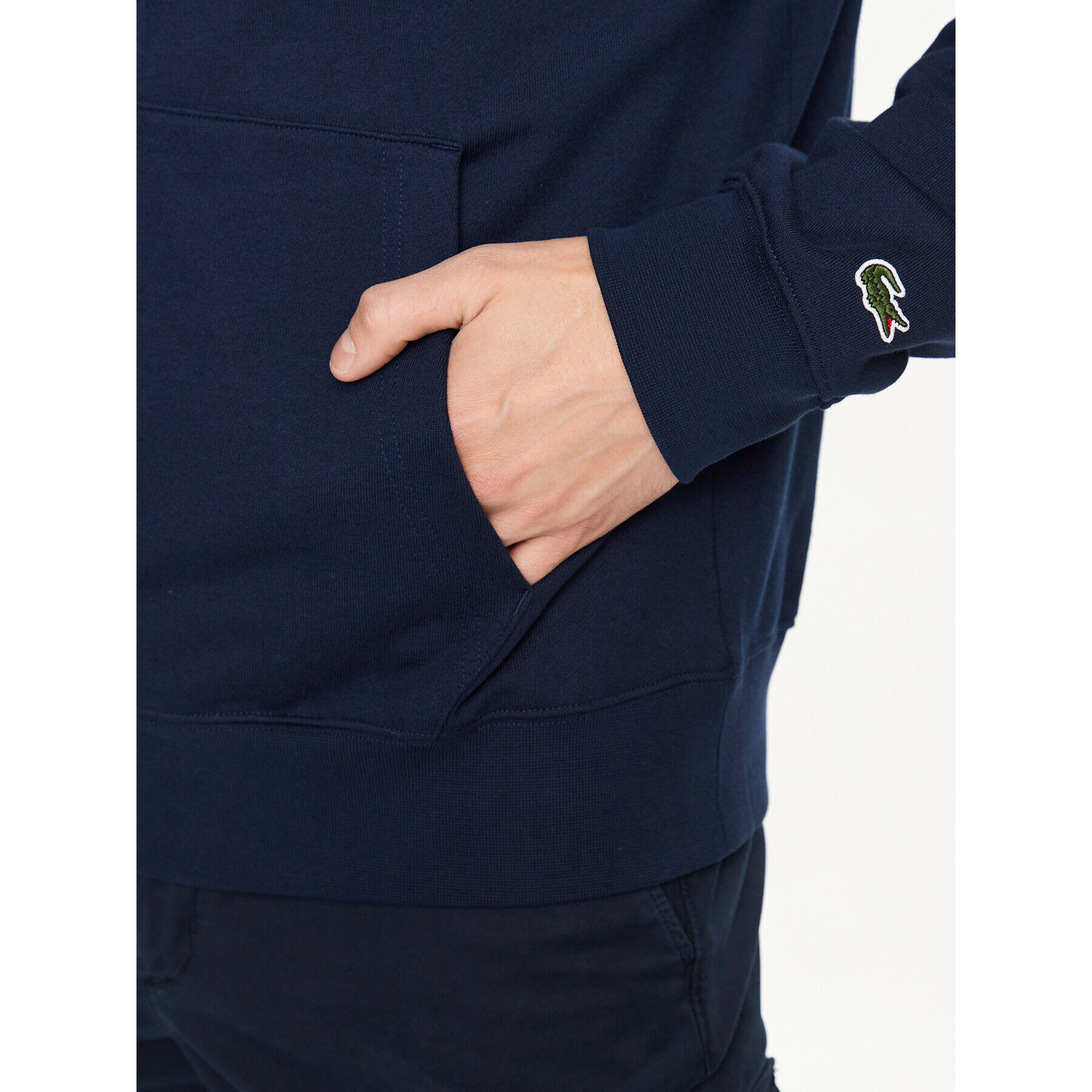 Lacoste Суитшърт SH5088 Тъмносин Regular Fit - Pepit.bg