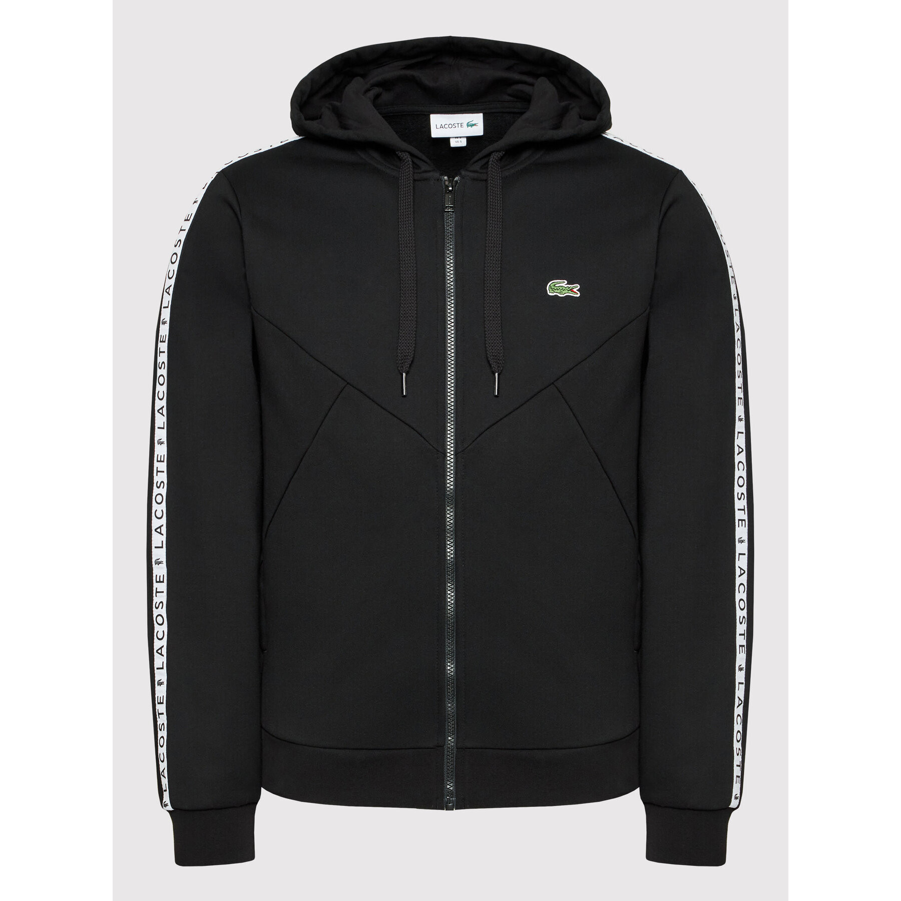 Lacoste Суитшърт SH6905 Черен Regular Fit - Pepit.bg