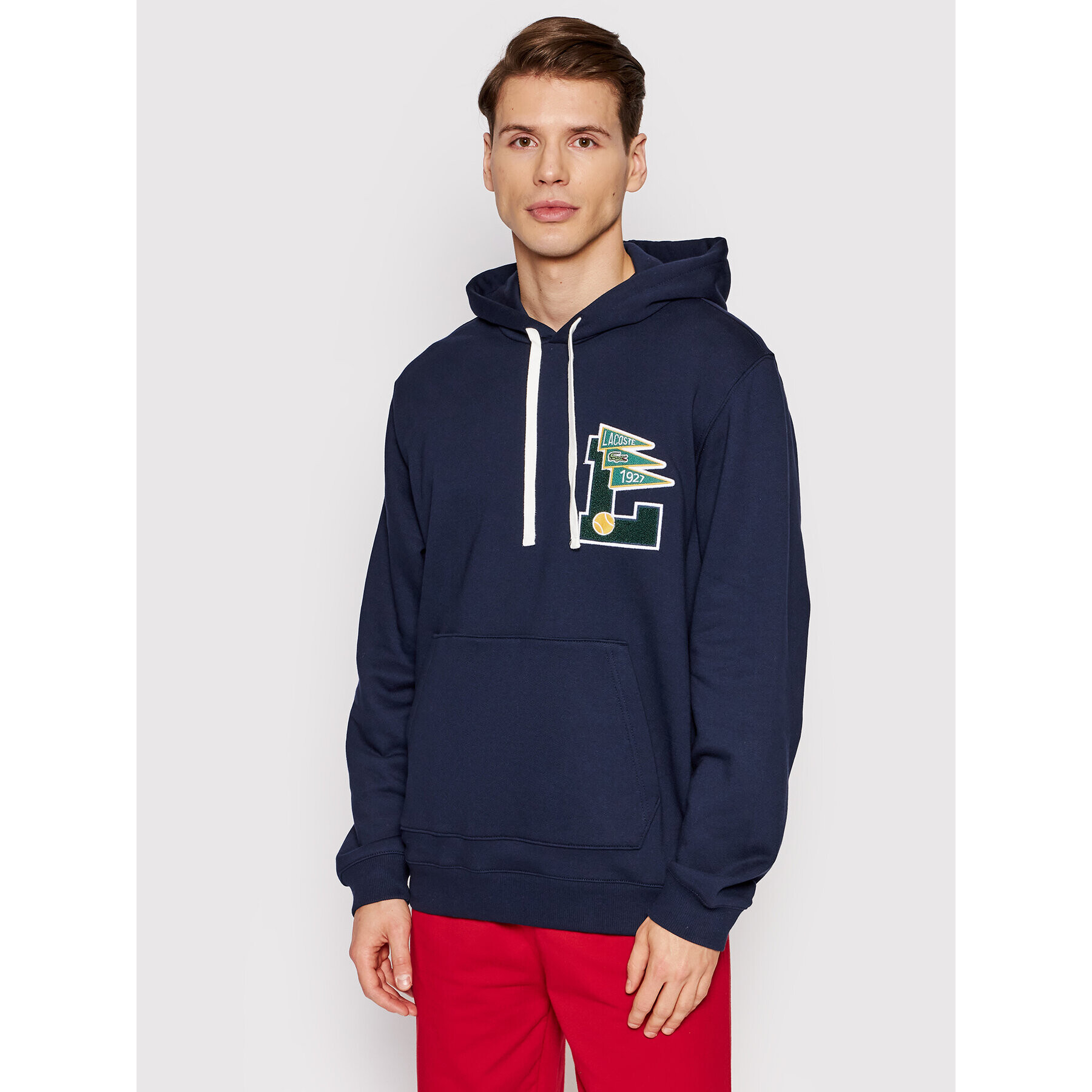 Lacoste Суитшърт SH7444 Тъмносин Regular Fit - Pepit.bg