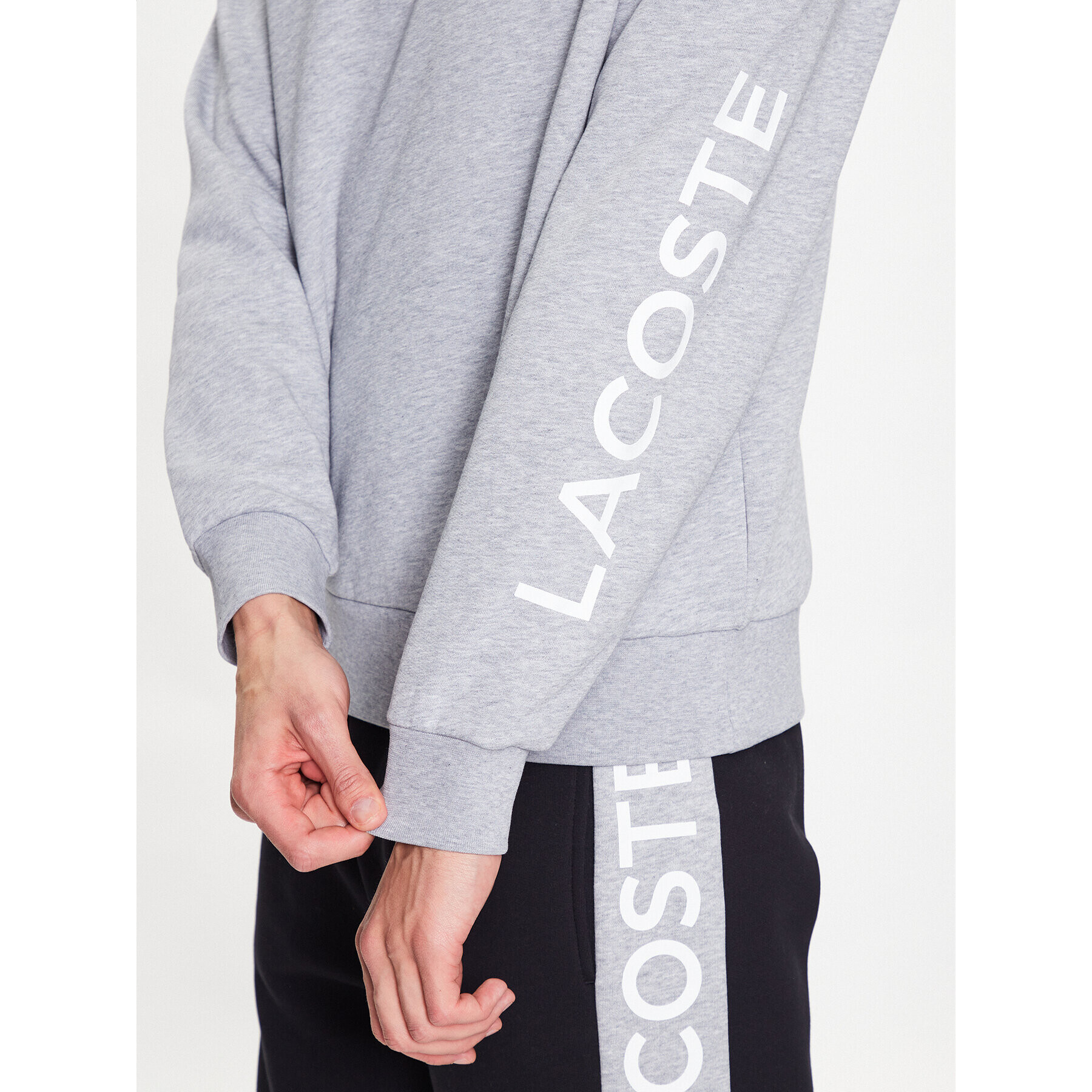 Lacoste Суитшърт SH8363 Сив Regular Fit - Pepit.bg